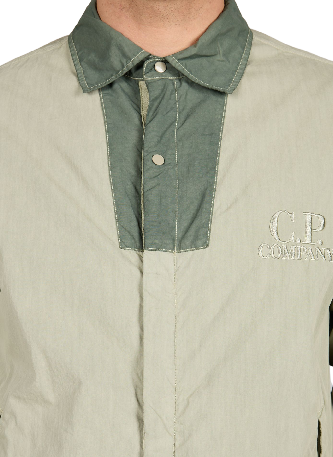 Lightweight cotton-blend jacket CP COMPANY Green