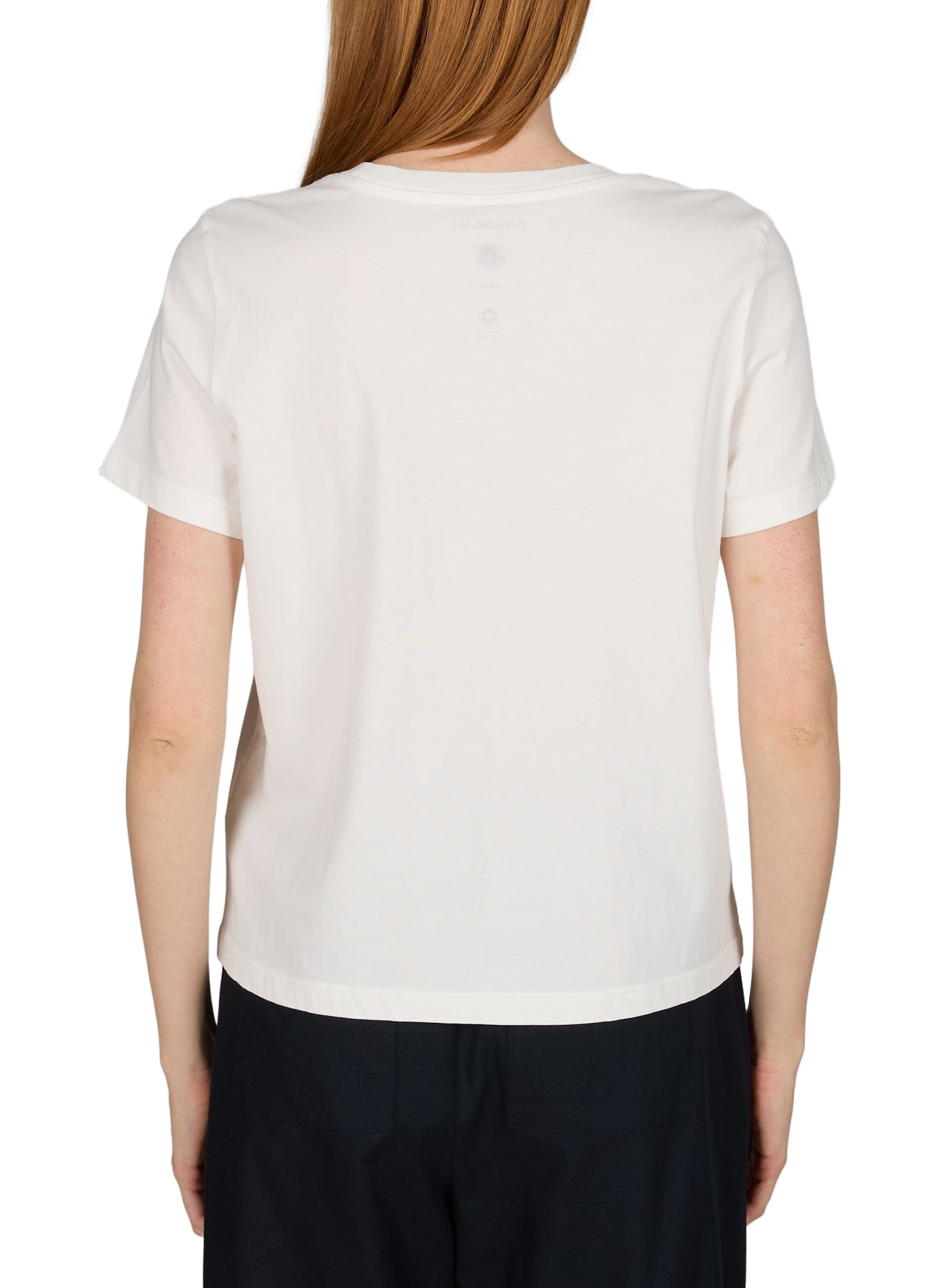T-shirt Origami rapiécé Ida en coton THINKING MU Blanc