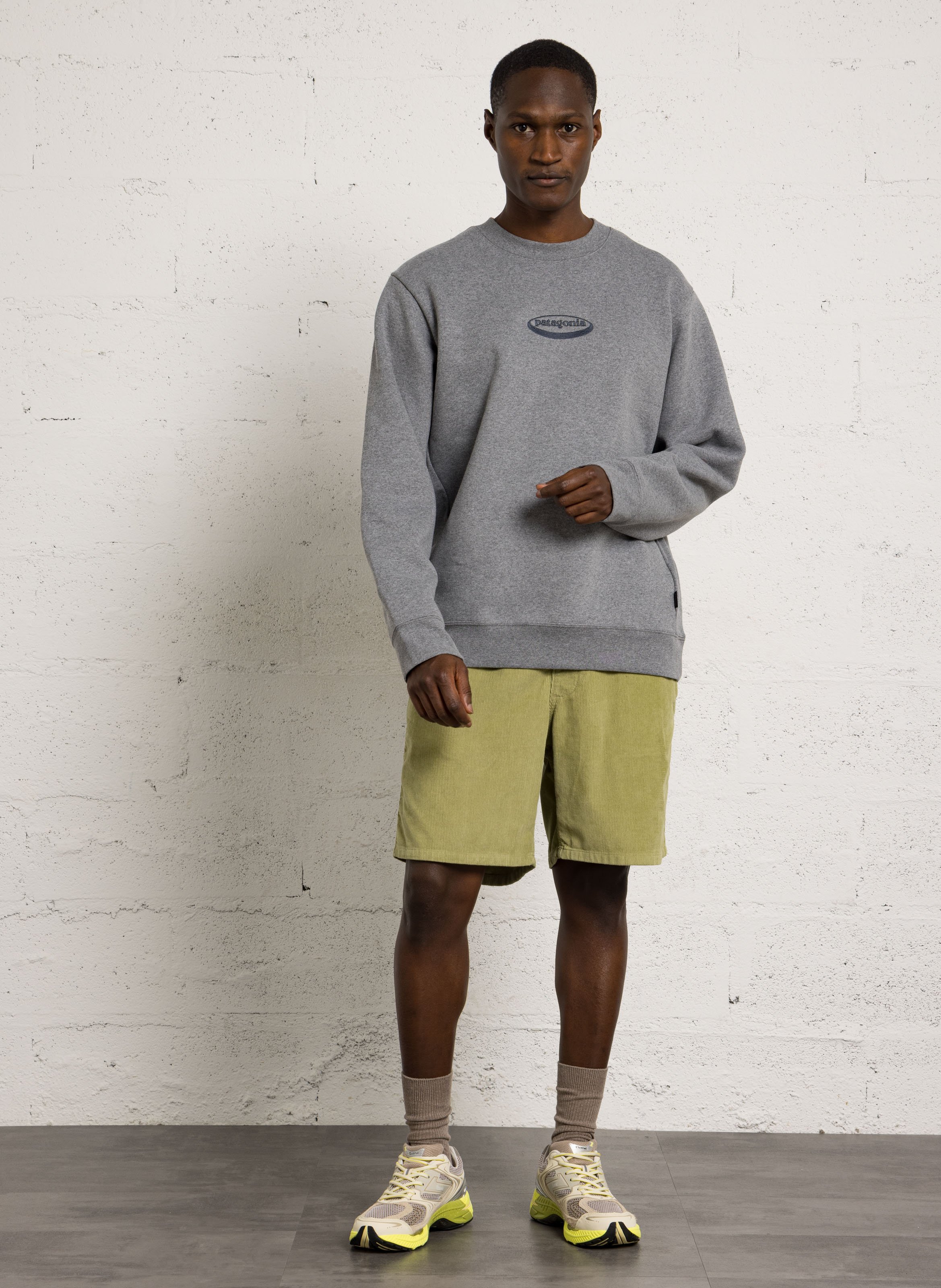 Sweat oversize col rond PATAGONIA Gris