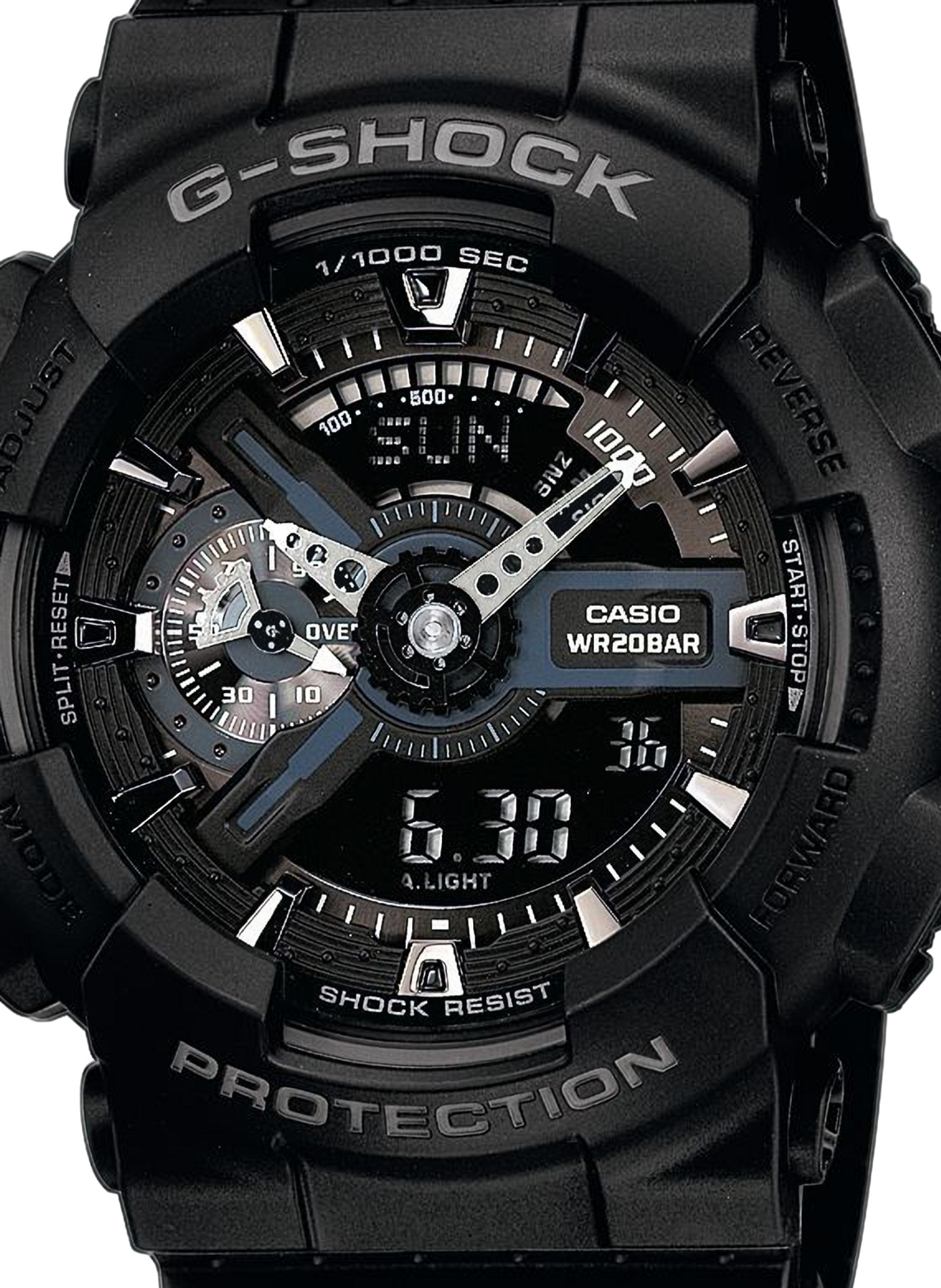 Montre quartz solaire G-shock premium CASIO Noir