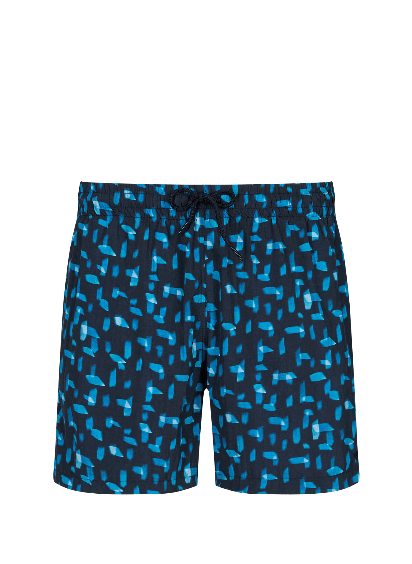 Short de bain imprimé ARMANI Bleu