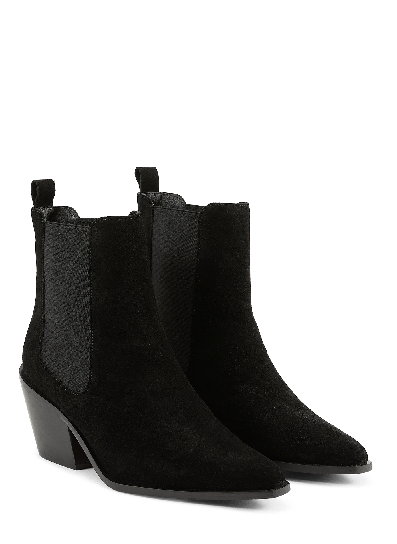 Bottines en cuir velours SAISON 1865 Noir