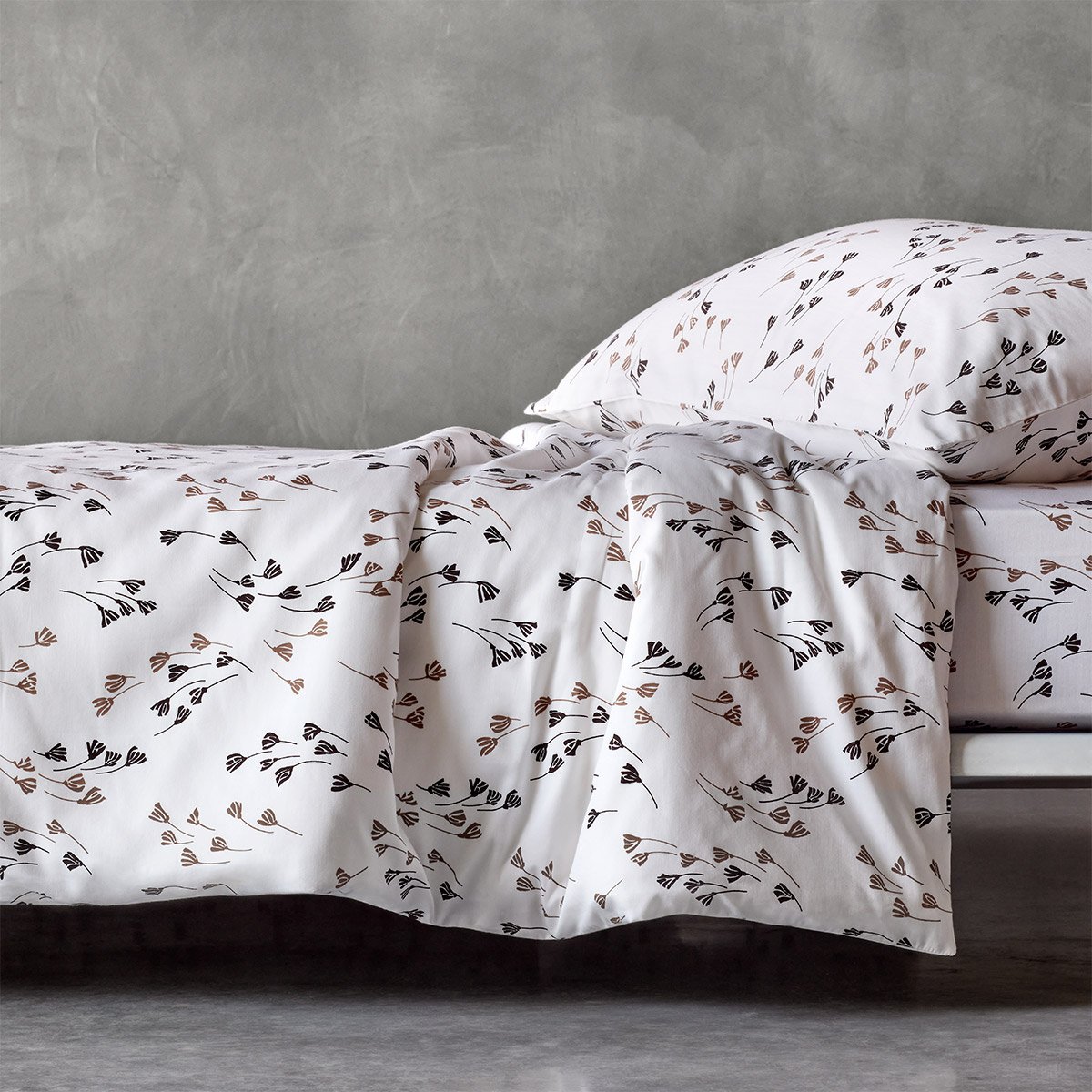 Taie d'oreiller en satin de coton, valerian BOSS HOME Blanc