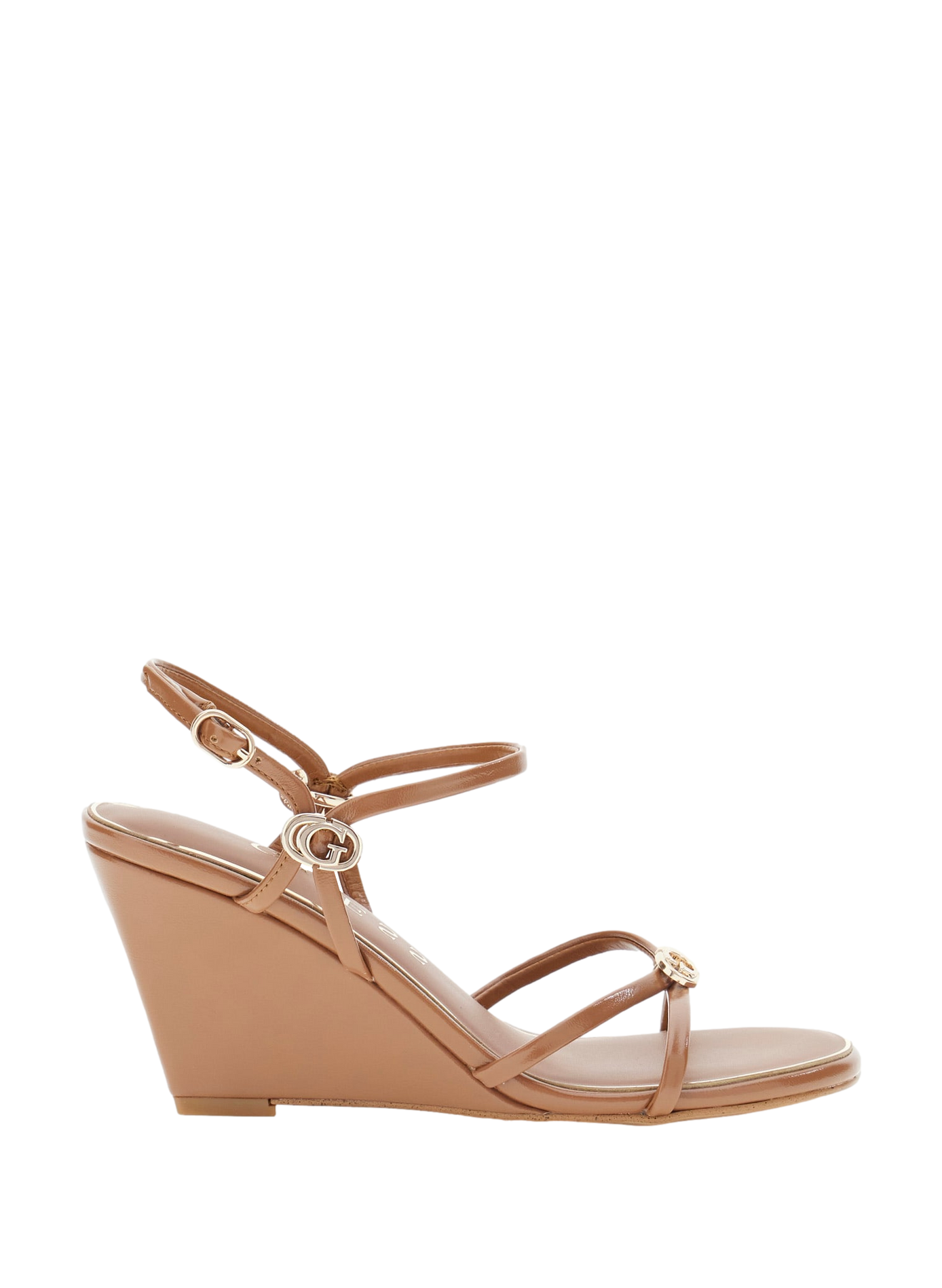 Heeled sandals GUESS Beige