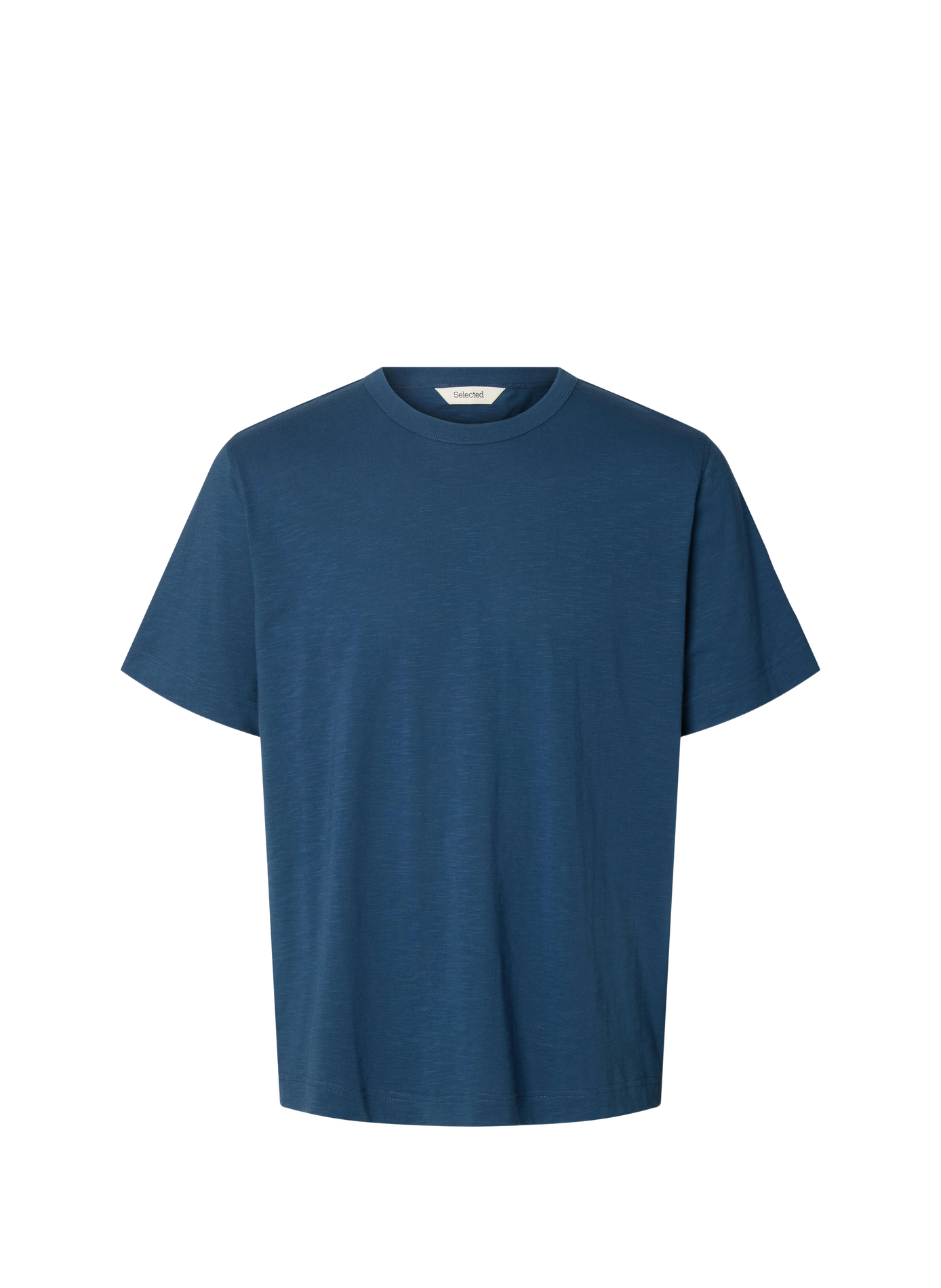 Oversized T-shirt van katoen SELECTED Blauw