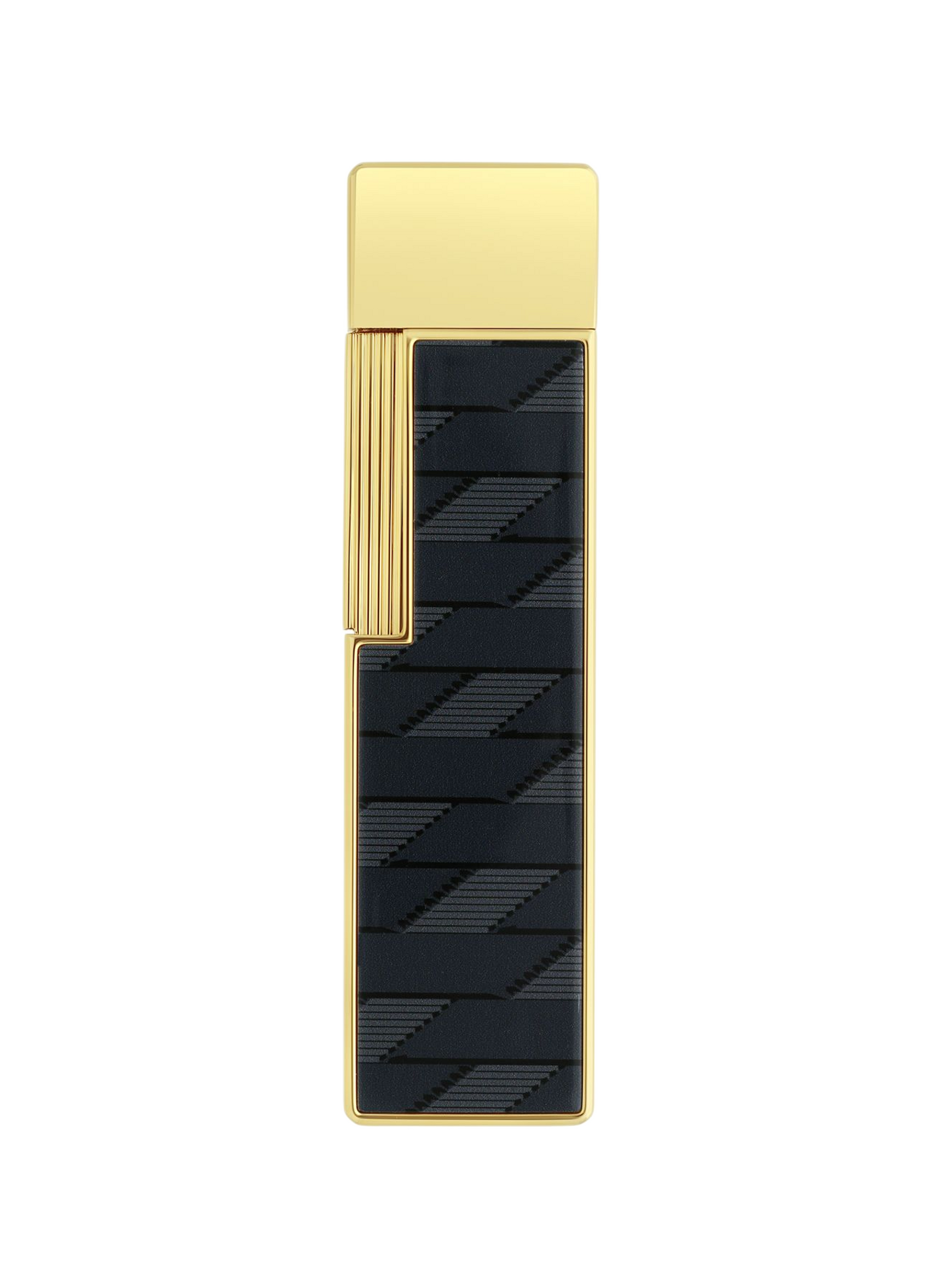 Lacquered Lighter Monogram 1872 Twiggy S.T. DUPONT Black