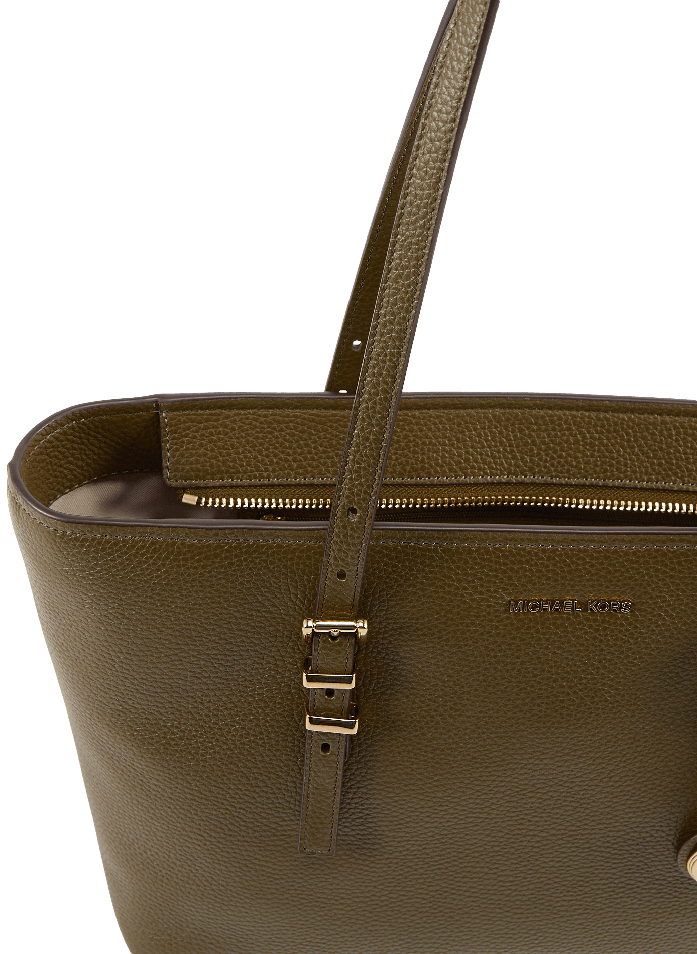 Quinn leather tote bag MICHAEL KORS Brown