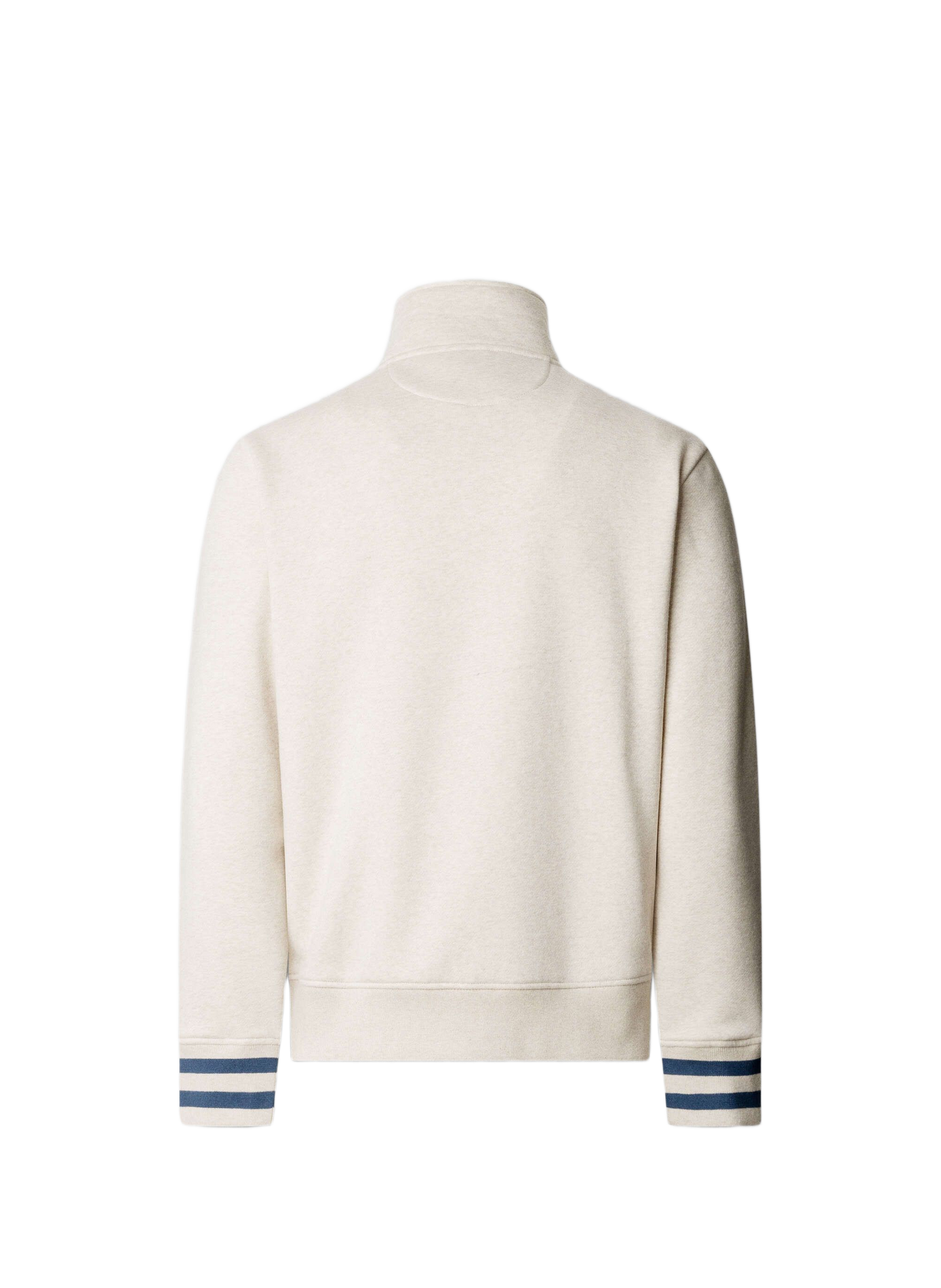 Rechte sweater met opstaande kraag in gemengd katoen FACONNABLE Beige