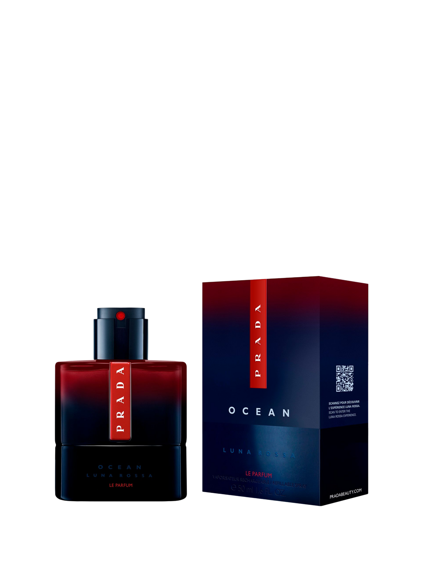 Luna Rossa Geur Navulbaar voor heren met een boeiende houtachtige citrusgeur. PRADA No color