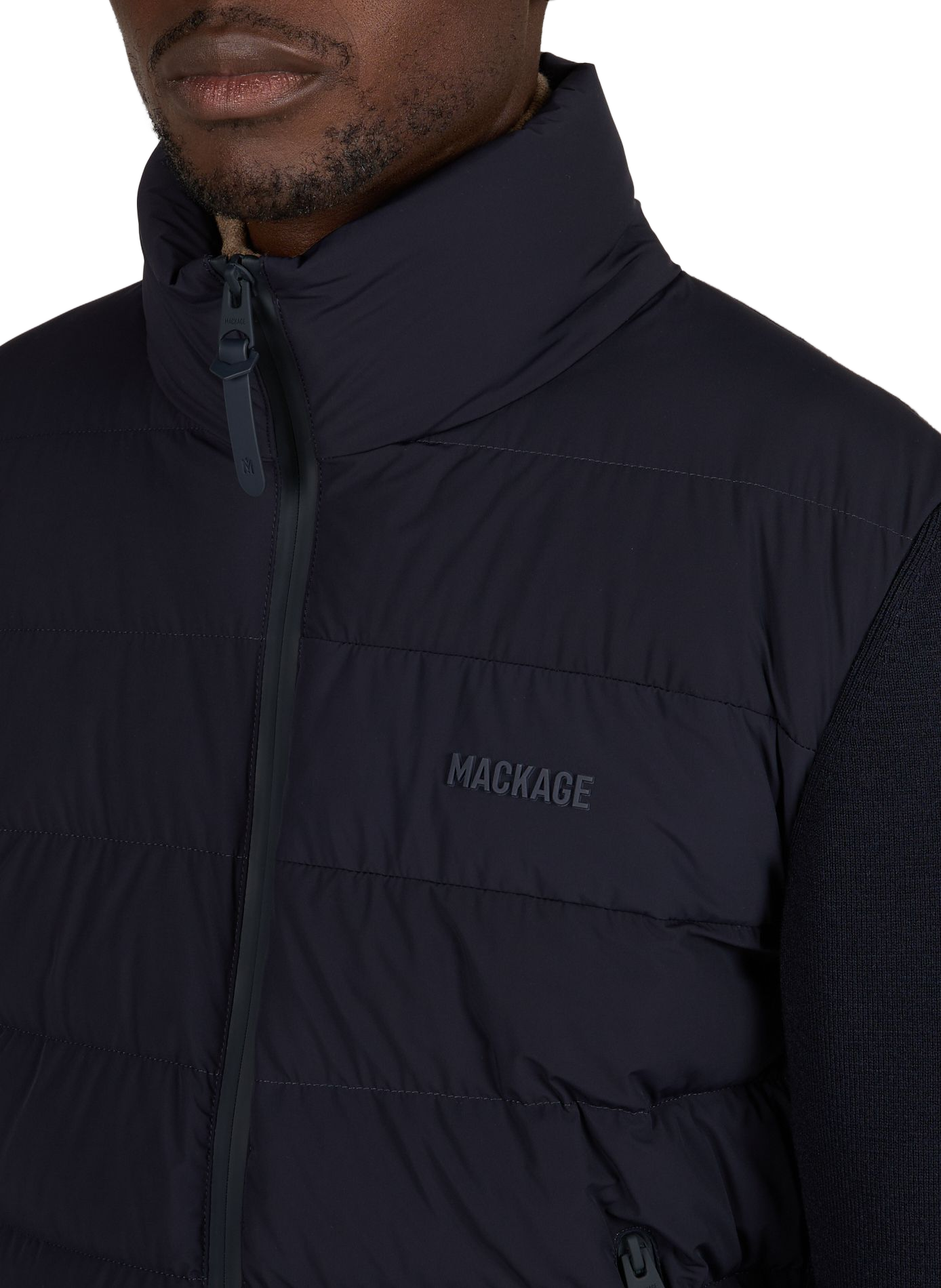 Quilted solid jacket MACKAGE Blue