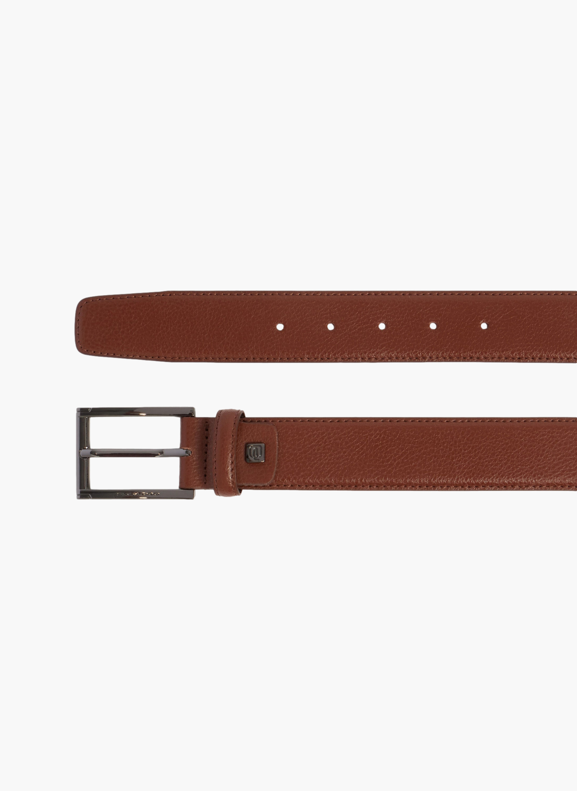 Ceinture homme en cuir avec boucle-ardillon PIQUADRO Marron