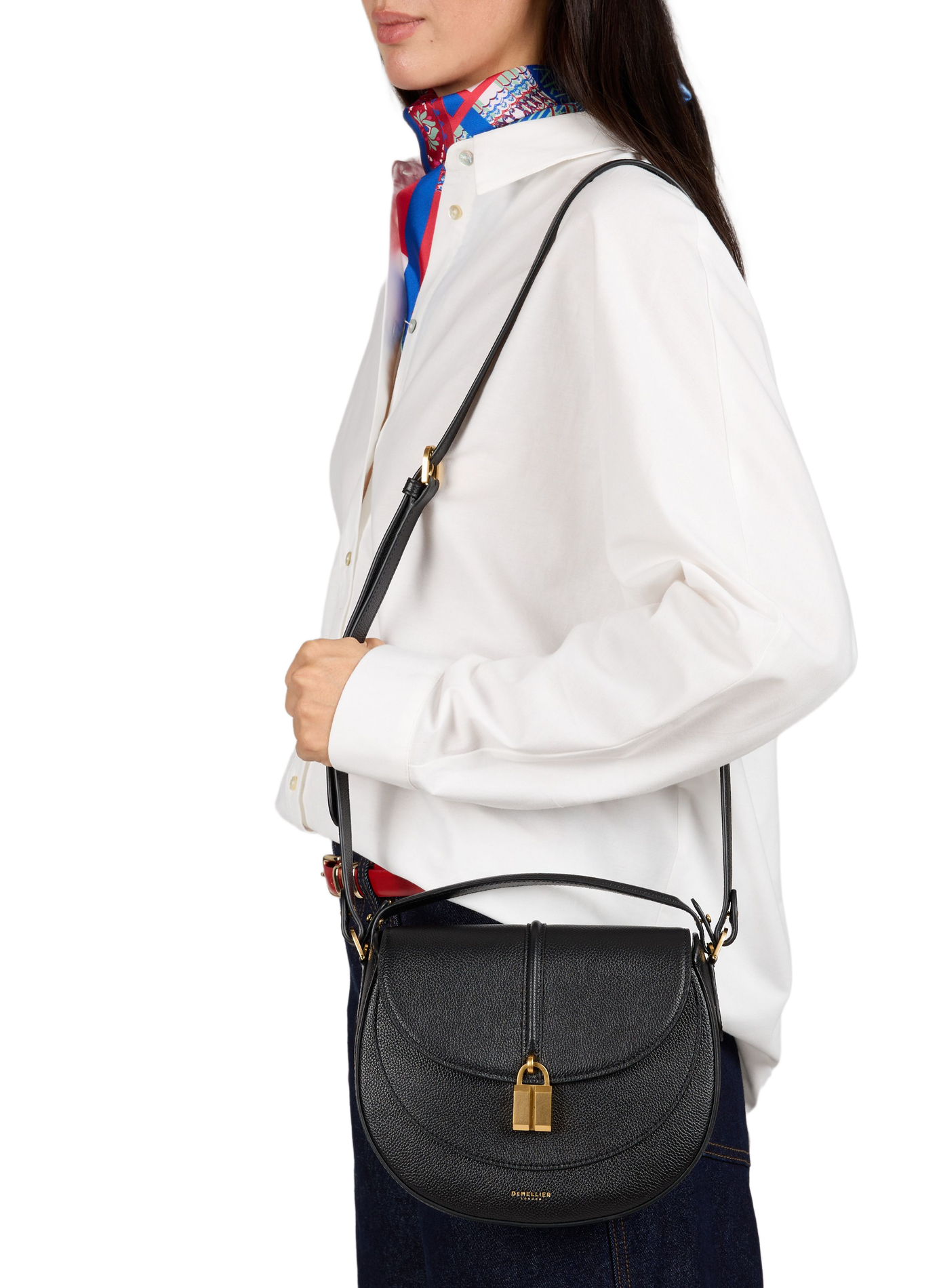 Siena leather handbag DEMELLIER LONDON Black
