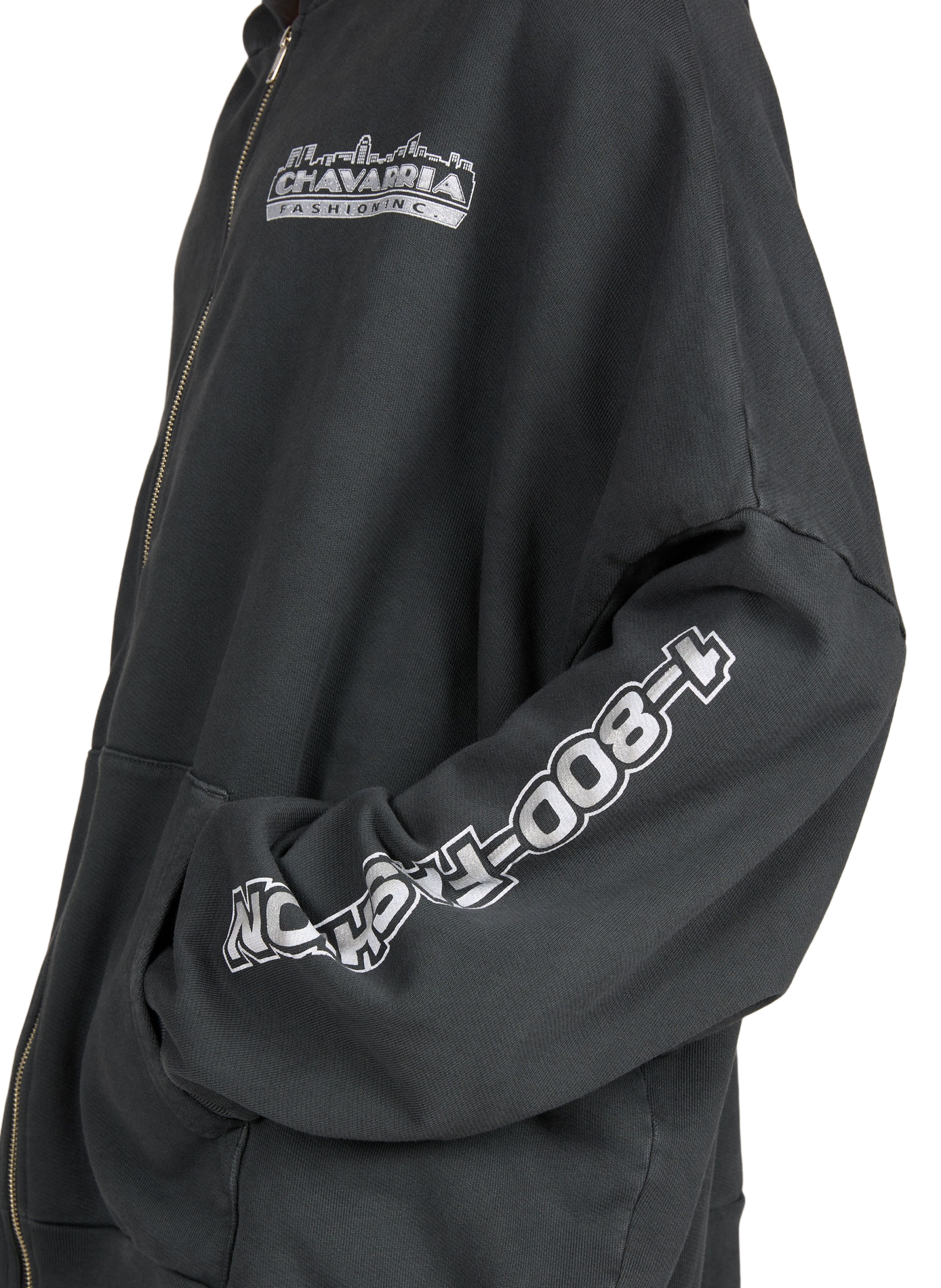 Oversized cotton sweatshirt WILLY CHAVARRIA Grey