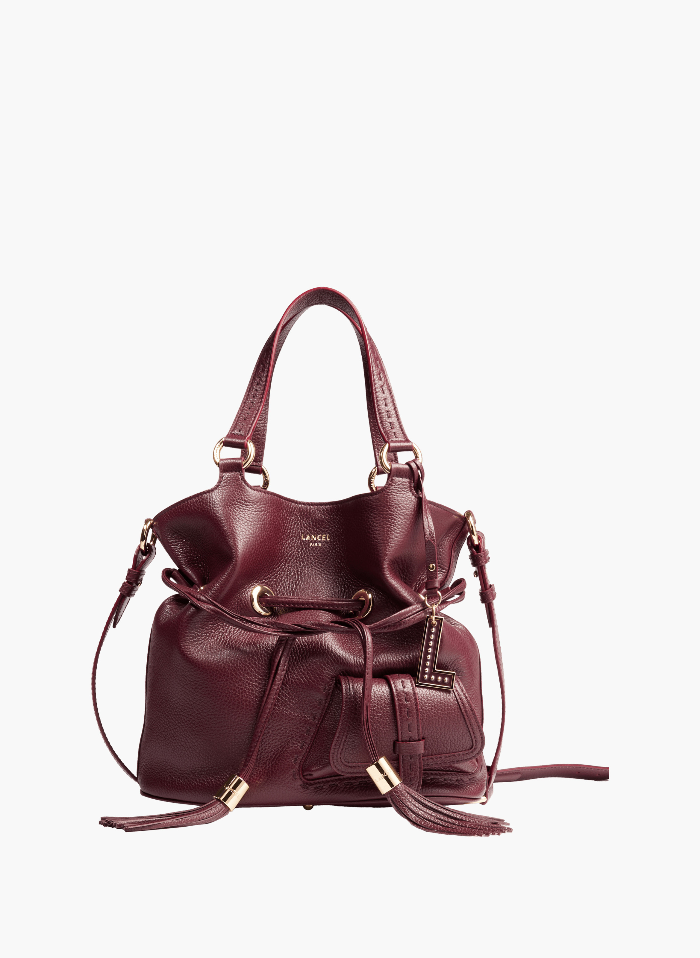 Handtas m eerste flirt van Lancel in leer. LANCEL Paars