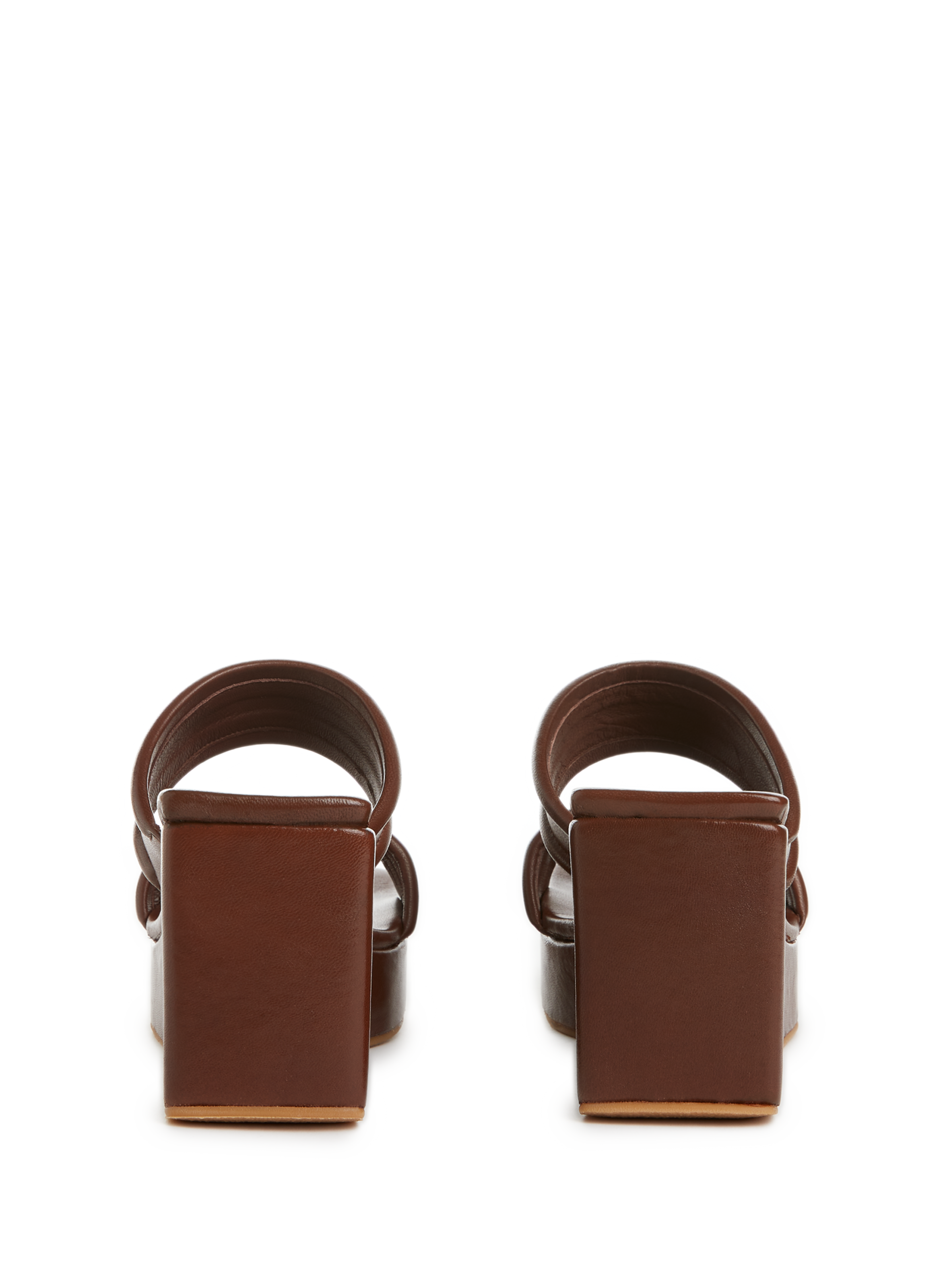 Mules Mila Wedge à talons REJINA PYO Marron