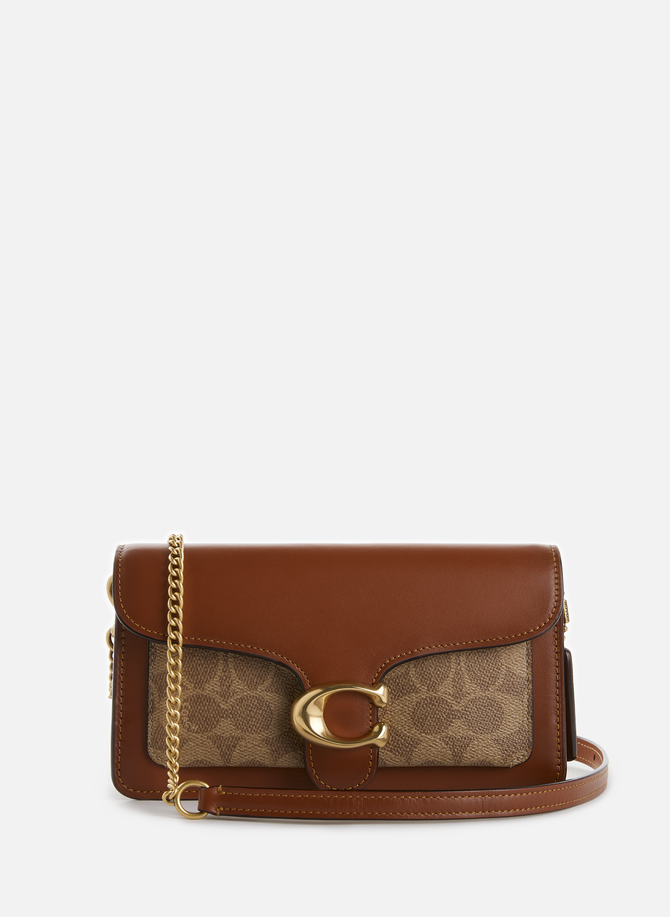 Tabby mixed leather clutch bag COACH