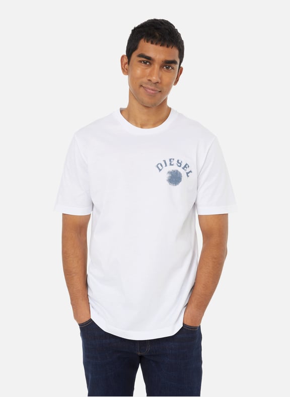 T-shirt en coton Blanc by DIESEL DIESEL T-shirt en coton Blanc