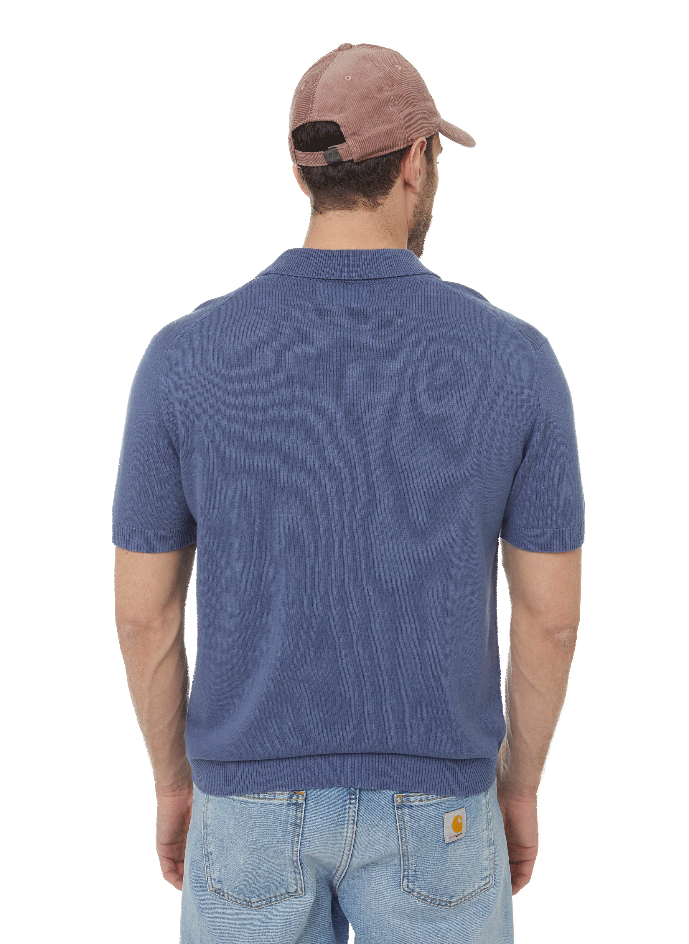 Linen and cotton polo shirt | Green SAISON 1865 Men