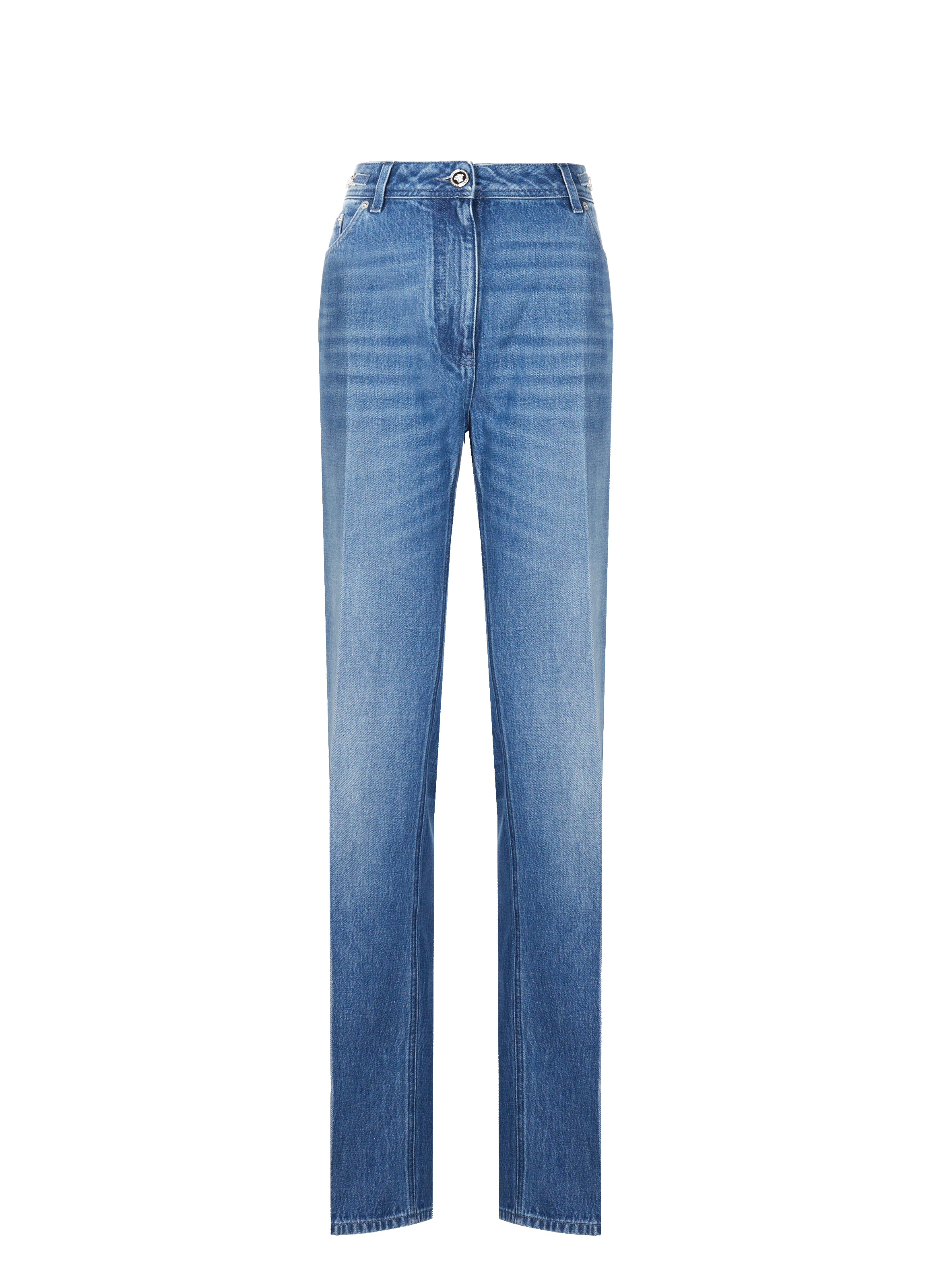 Jean coupe droite VERSACE Gris