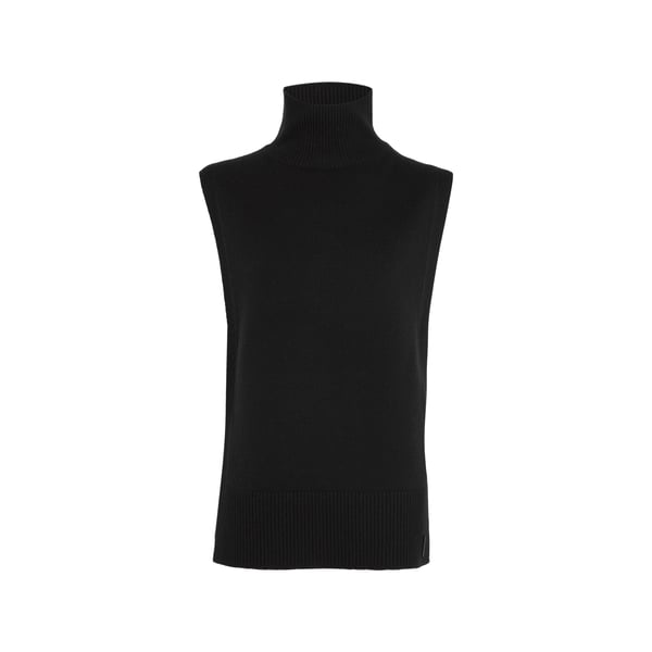 Pull sans manches en laine