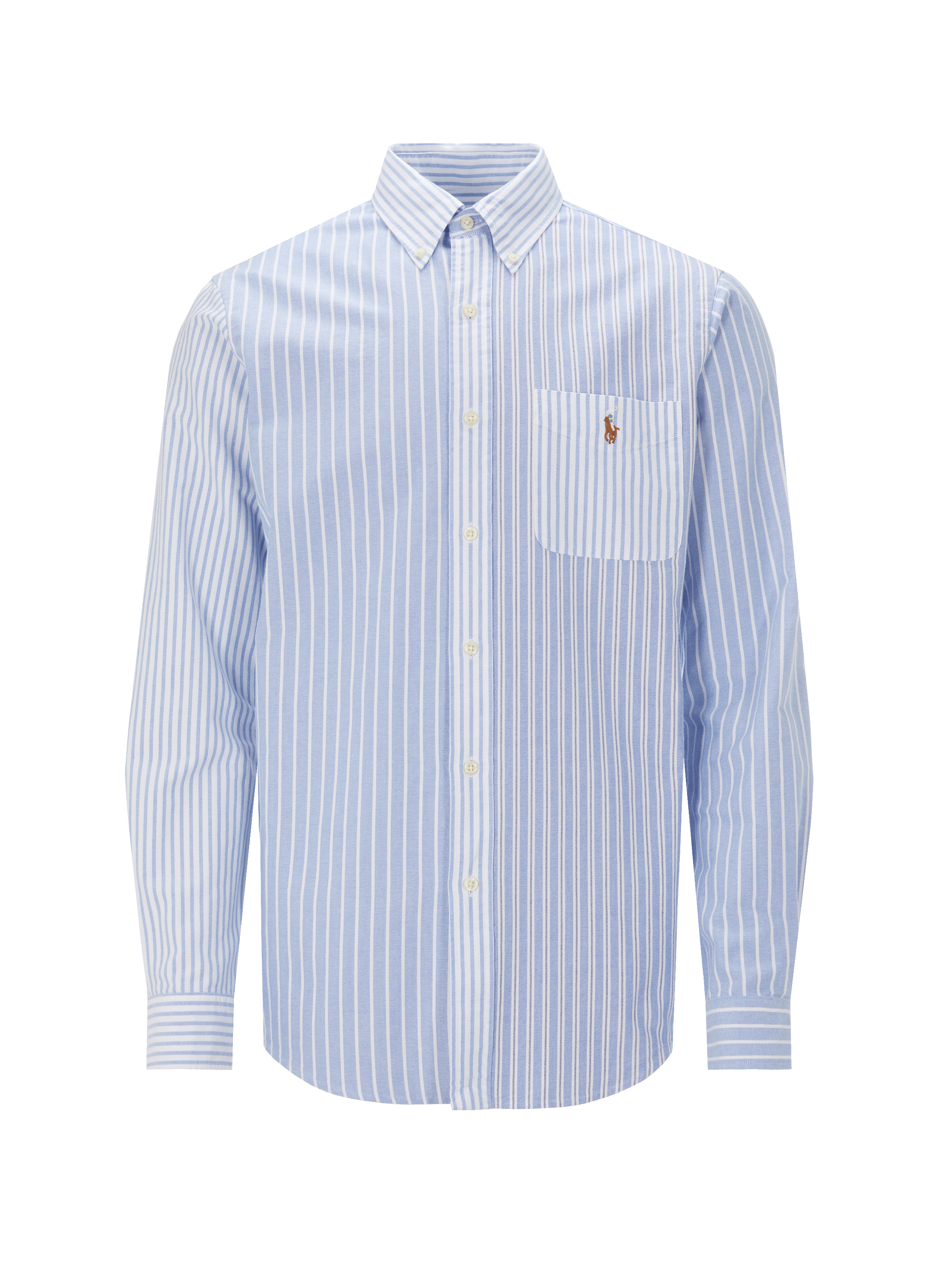 Chemise rayé en coton  POLO RALPH LAUREN Bleu