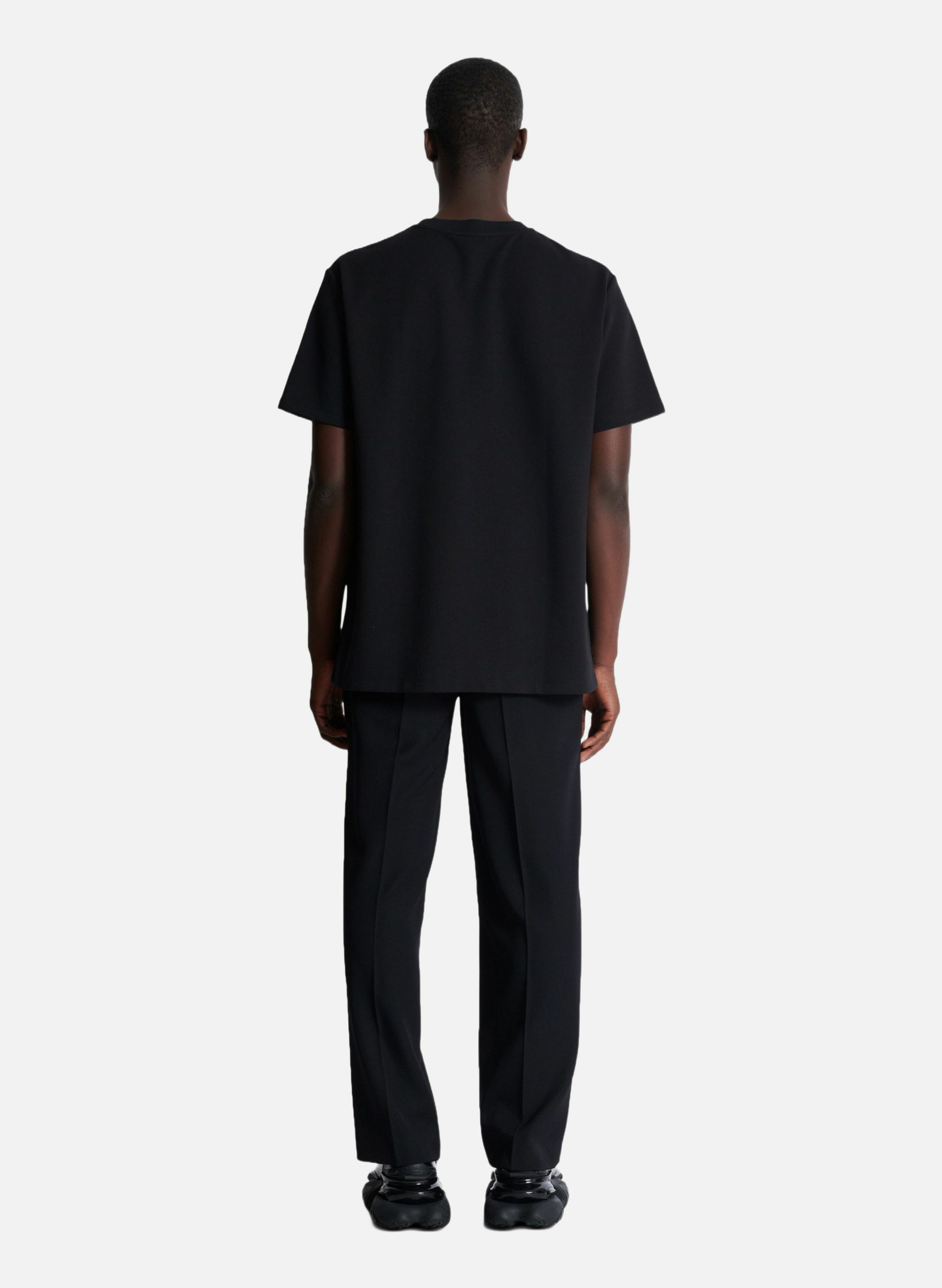 T-shirt brodé pb BALMAIN Noir
