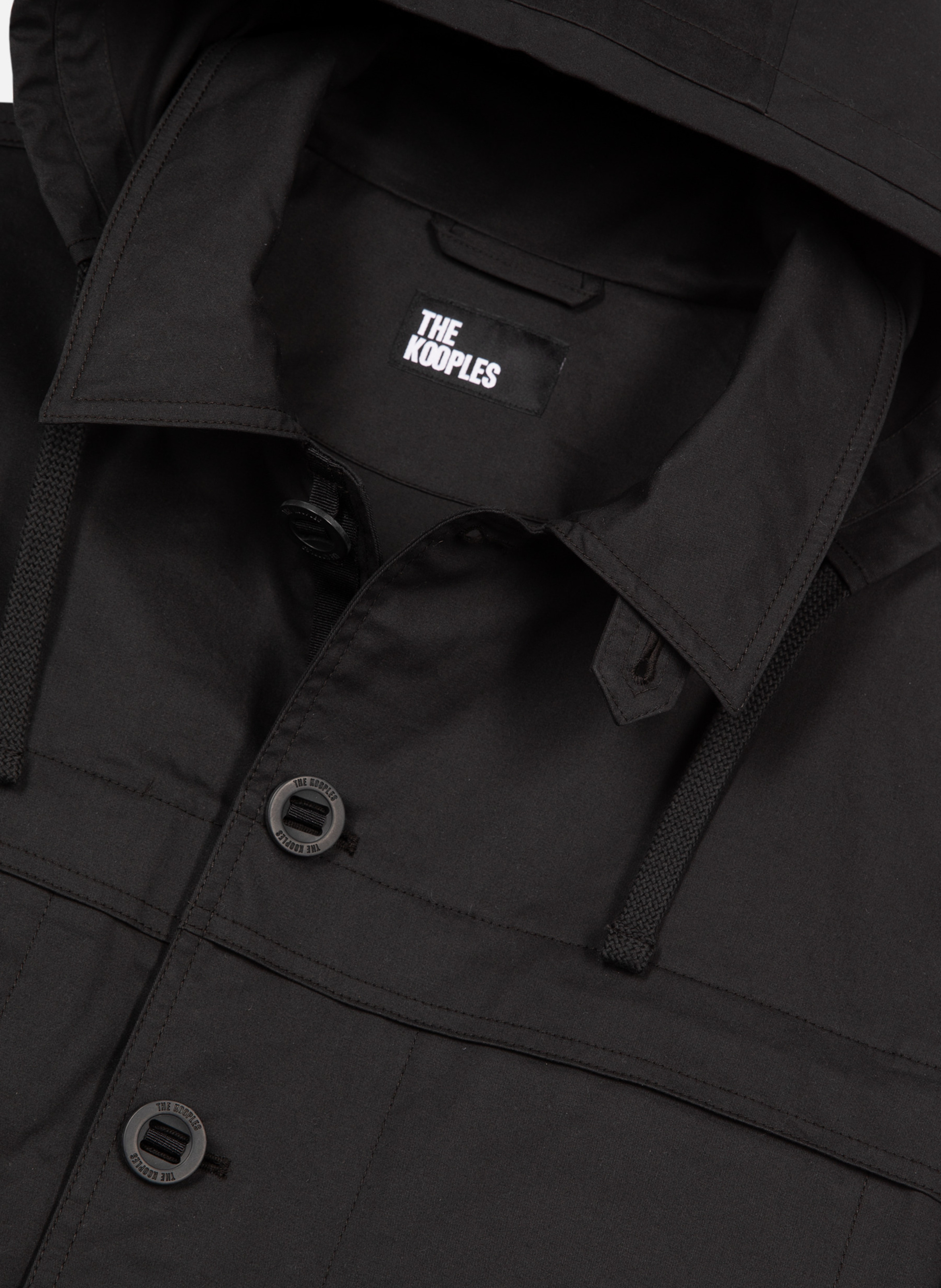 Parka courte à capuche THE KOOPLES Noir