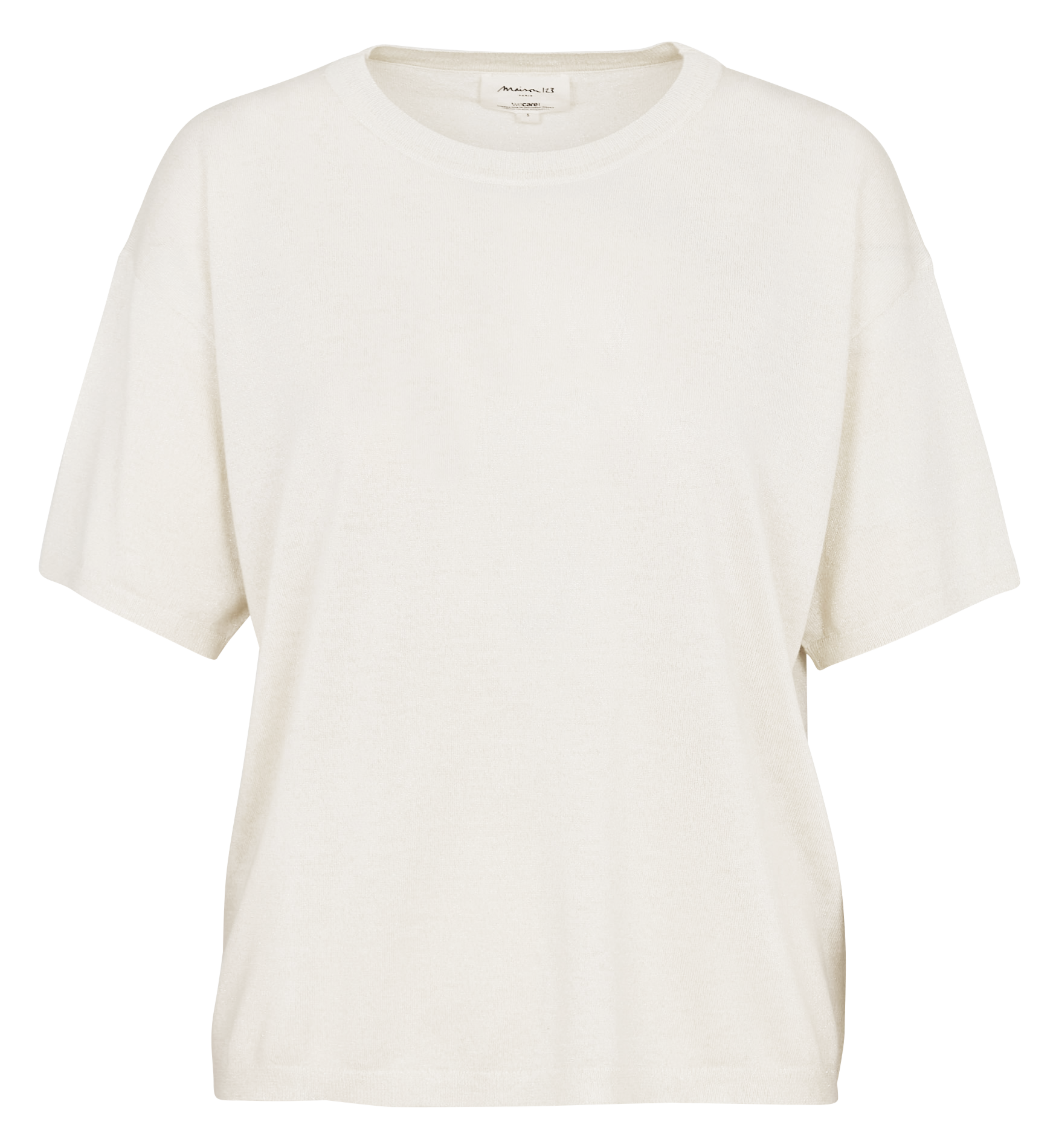 Top col rond pailleté benson bis MAISON 123 Beige