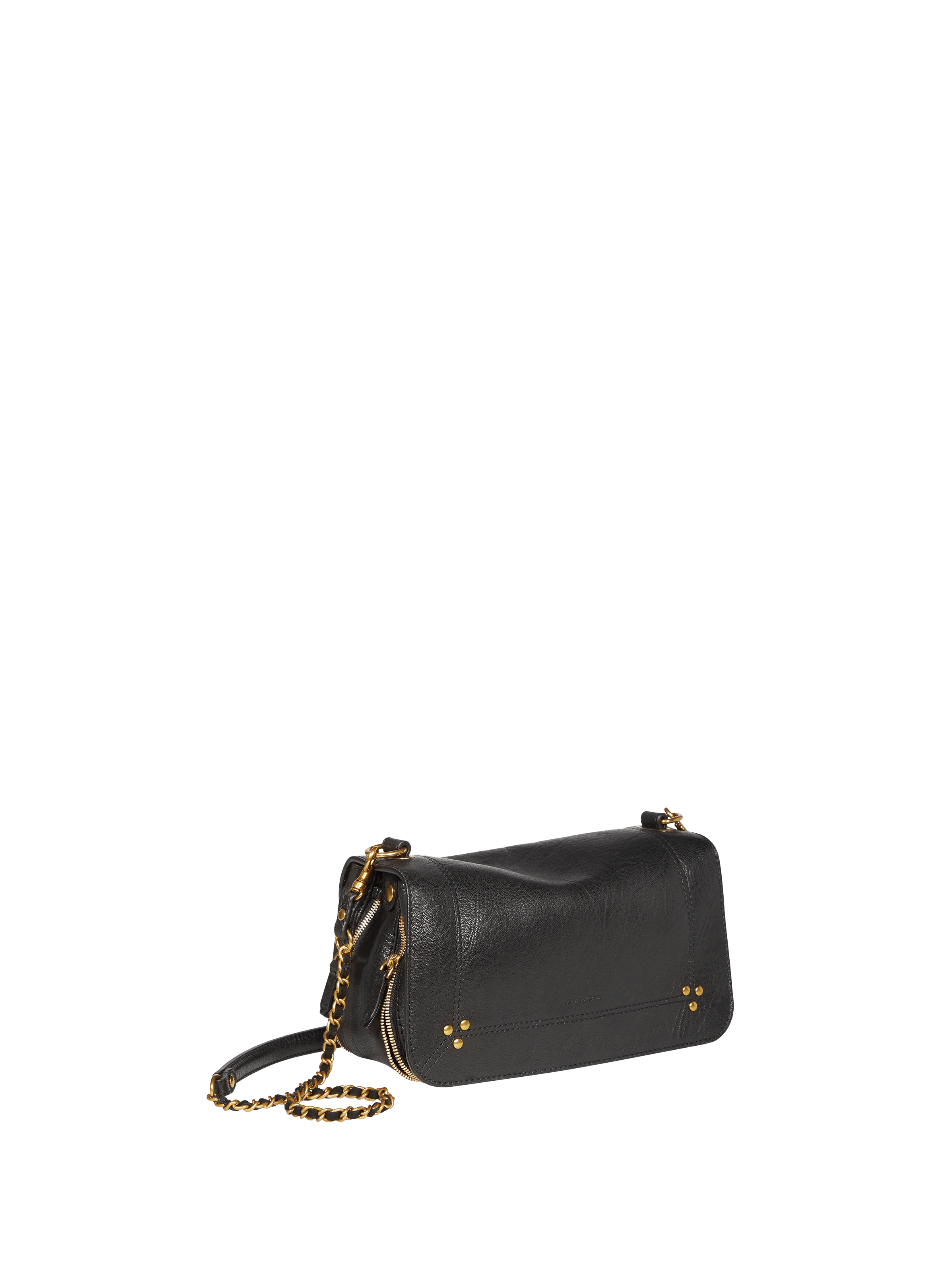 Bobi leather shoulder bag JÉRÔME DREYFUSS Black