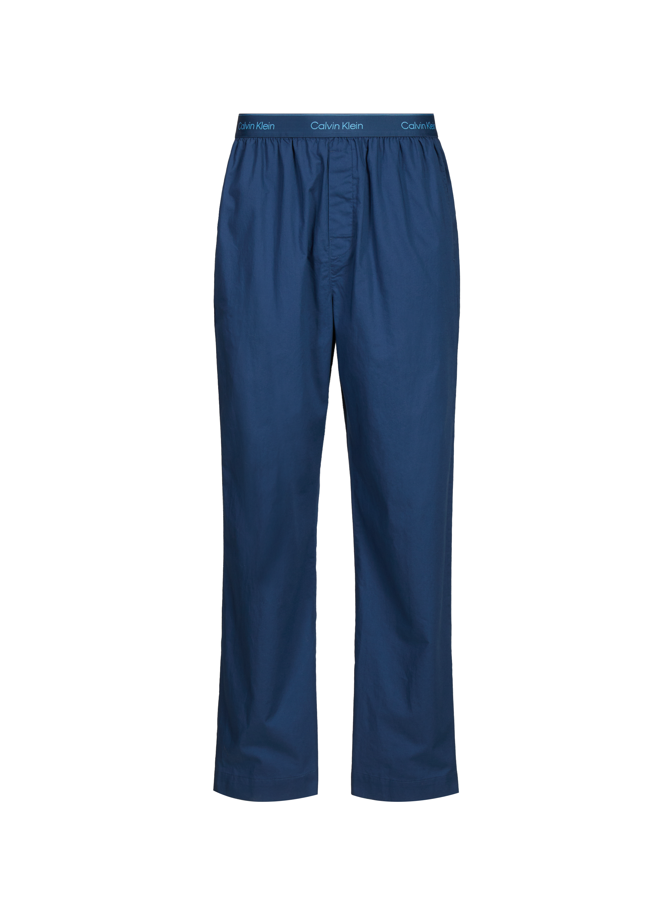 CALVIN KLEIN Pantalon de pyjama rayé en coton Bleu