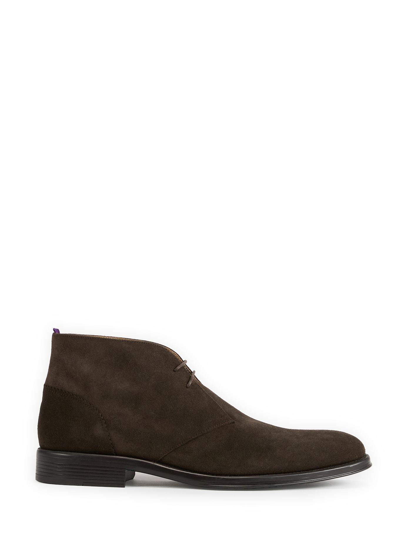 PAUL SMITH Mixed suede leather boots Brown