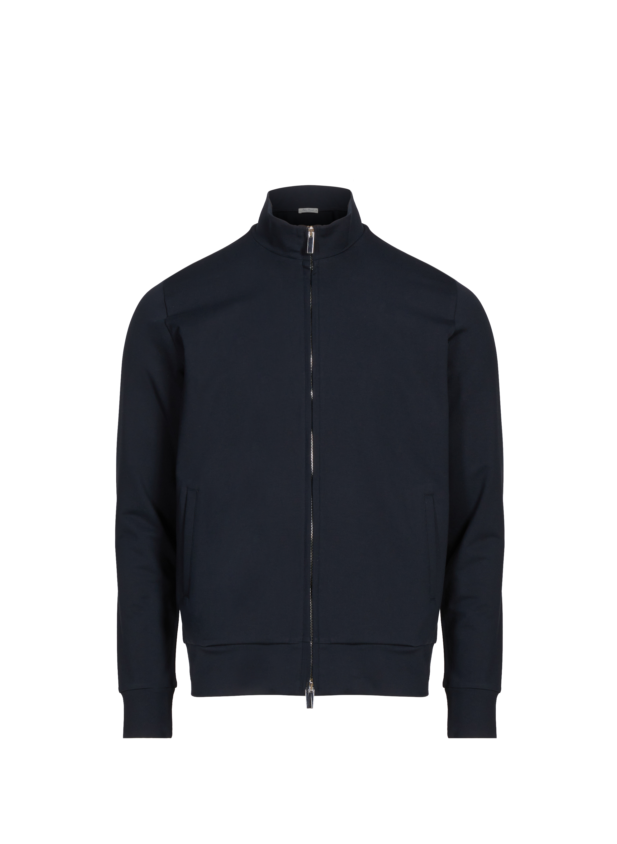 STEFAN BRANDT Straight zip-up vest by Joseph in a cotton blend Blue