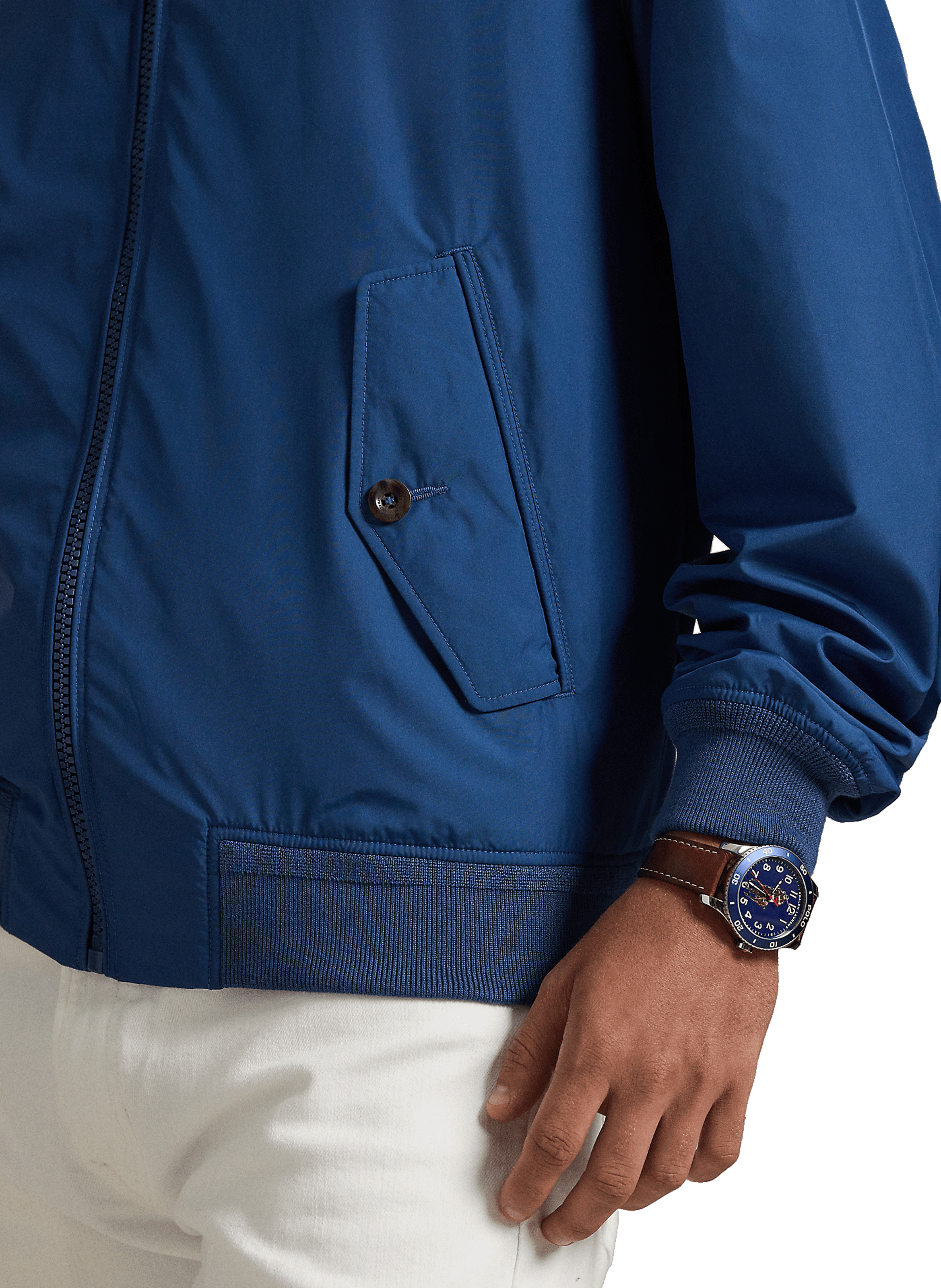 Veste col classique avec logo  POLO RALPH LAUREN Bleu