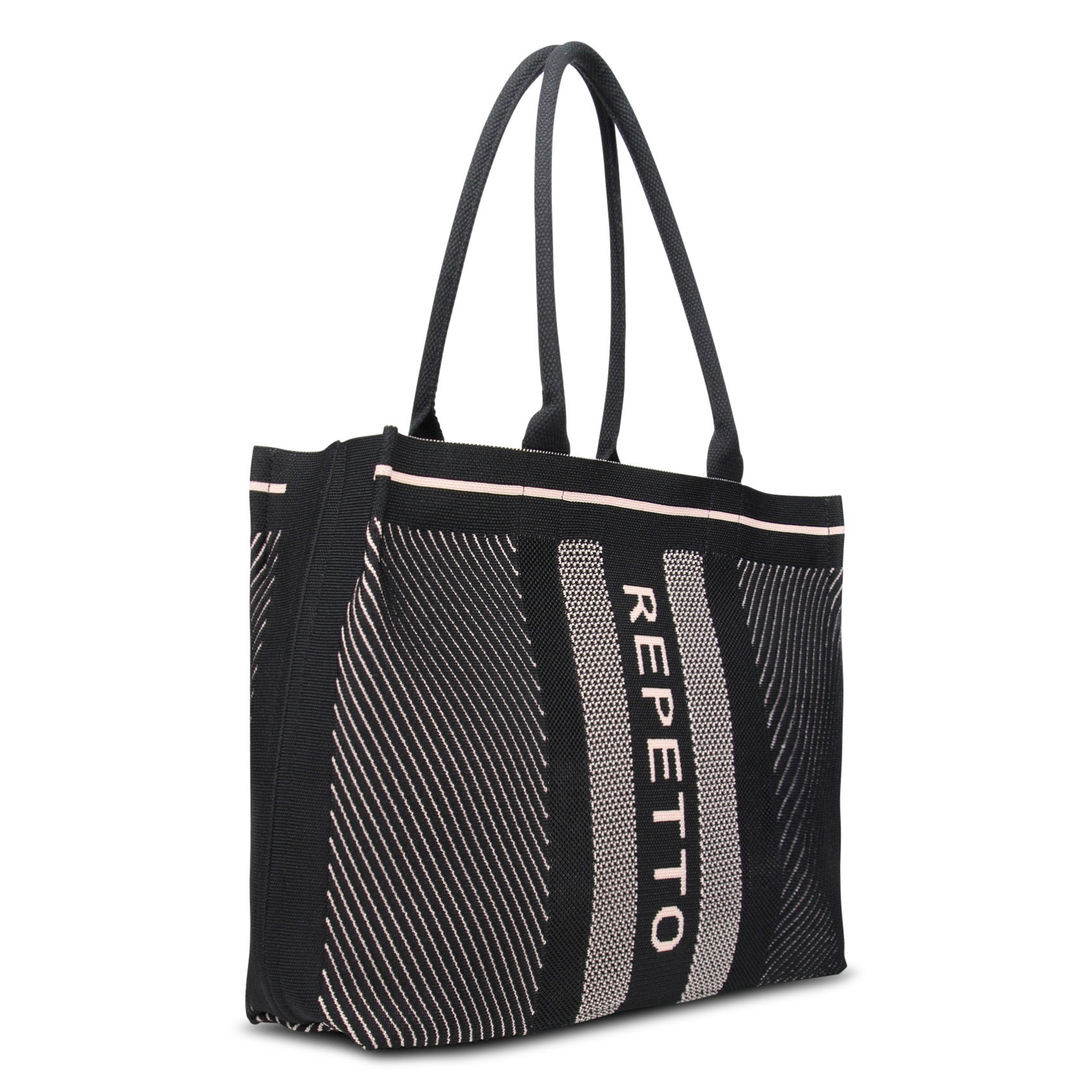 Sac cabas tricoté REPETTO Noir