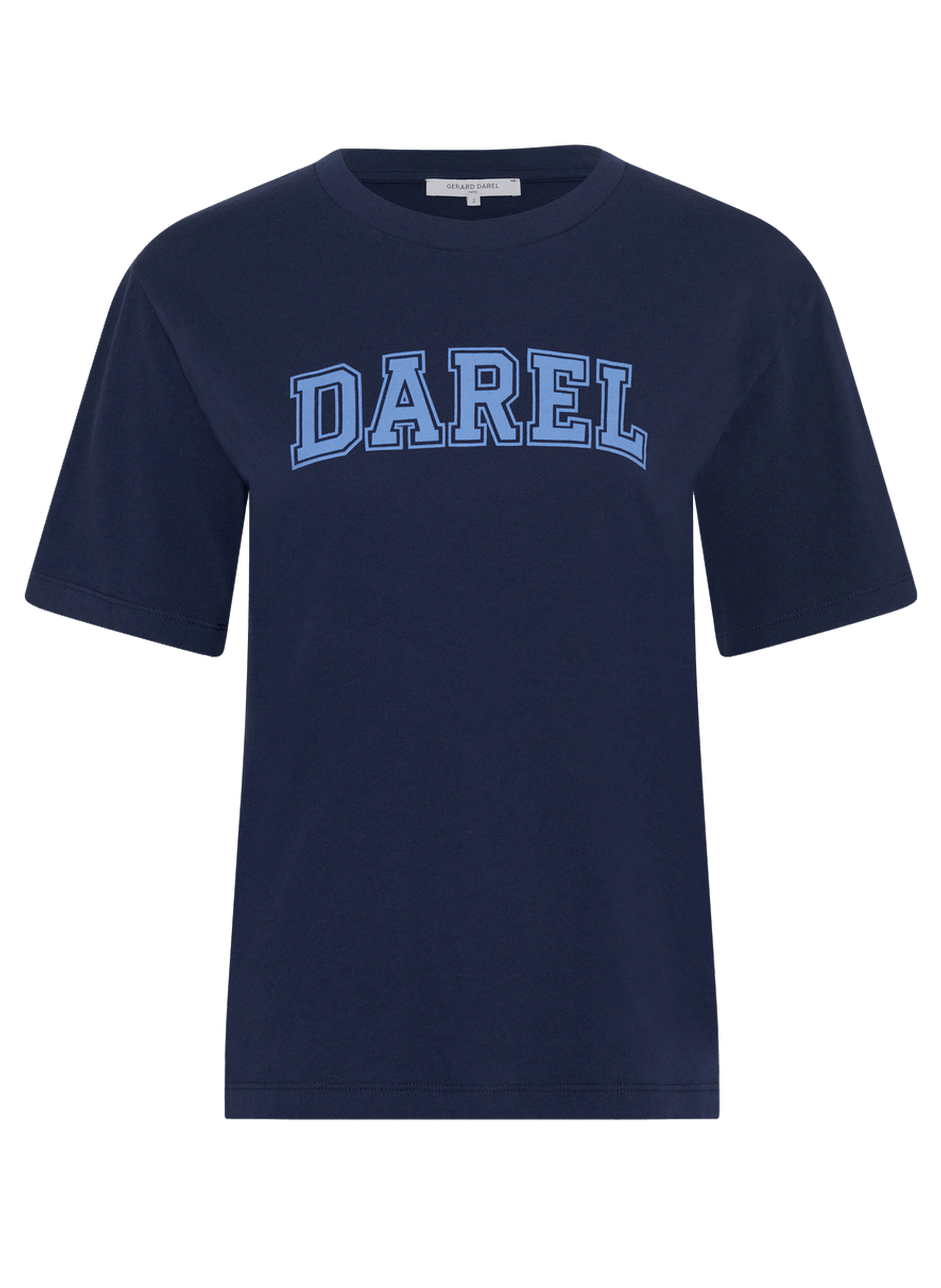 T-shirt en coton à inscription - melly GERARD DAREL Bleu