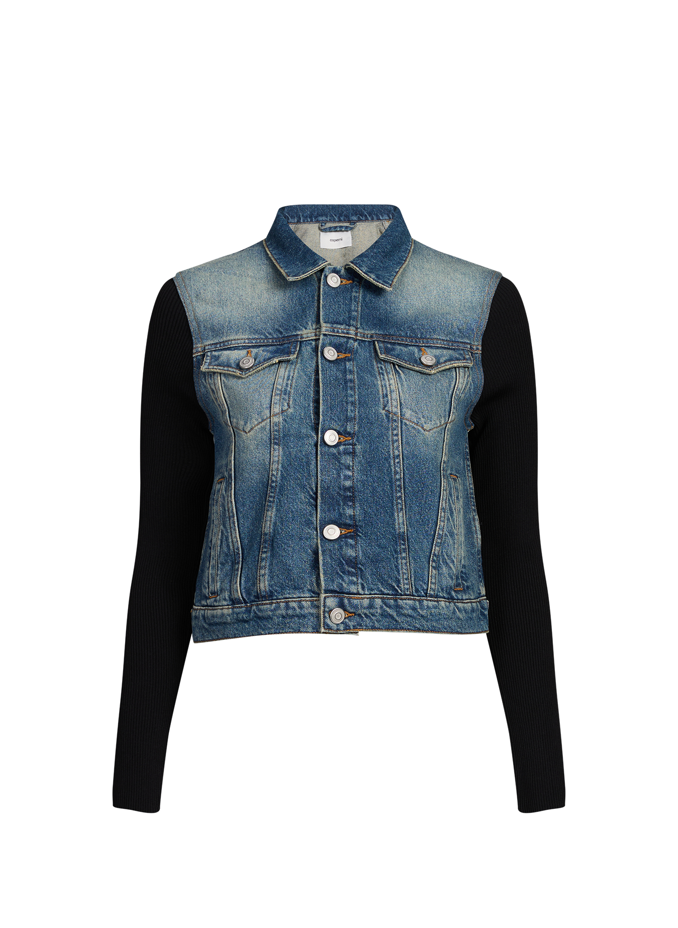 Veste à col classique en coton COPERNI Multicolore