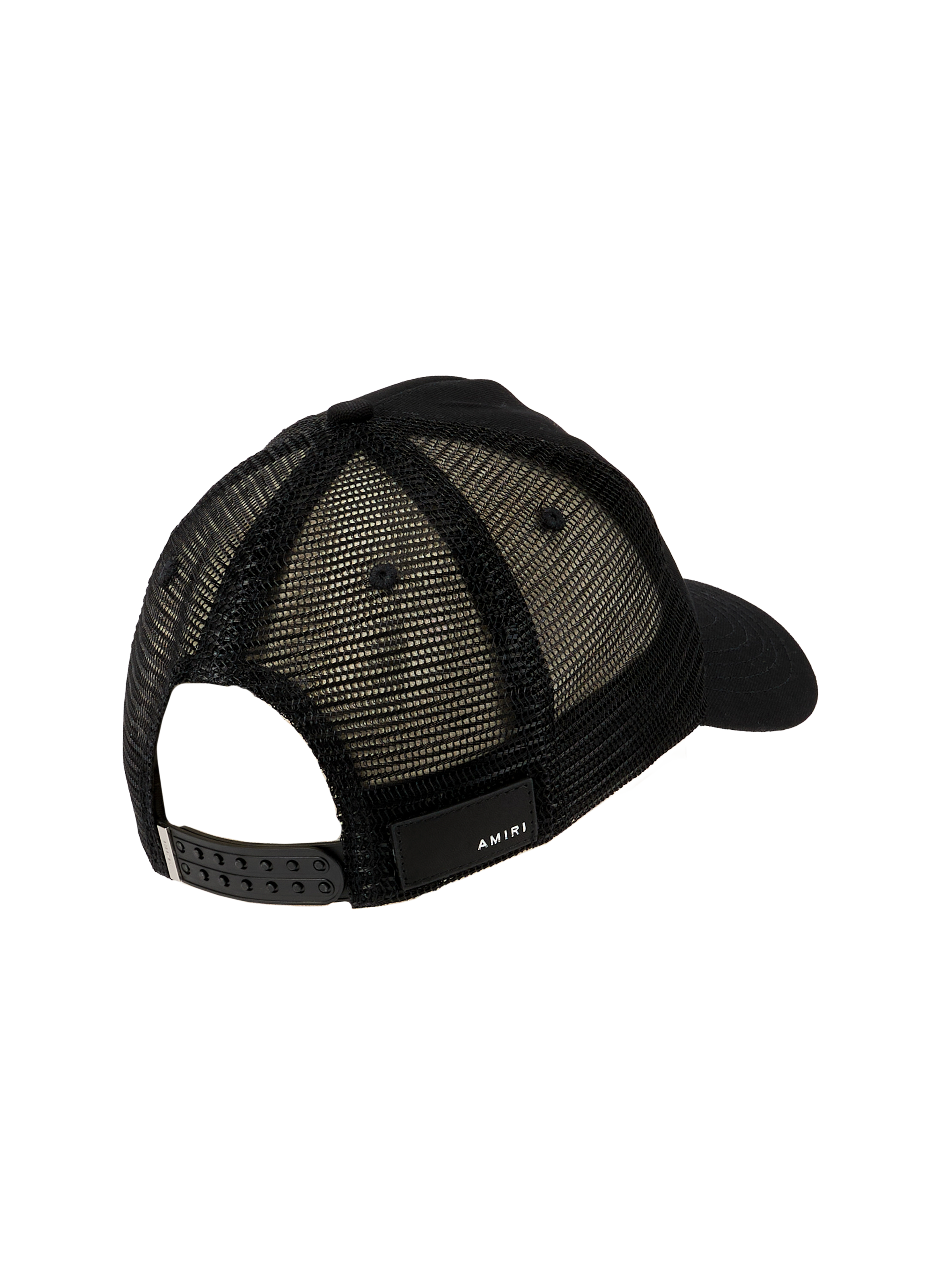 Cotton cap with logo embroidery AMIRI Black