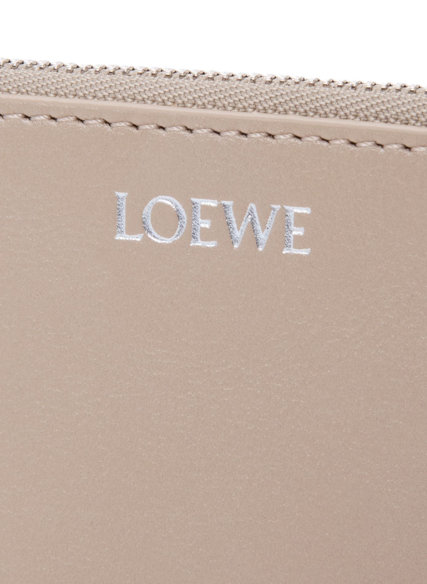 Porte-cartes et monnaie Knot en cuir de veau nappa brillant LOEWE Multicolore