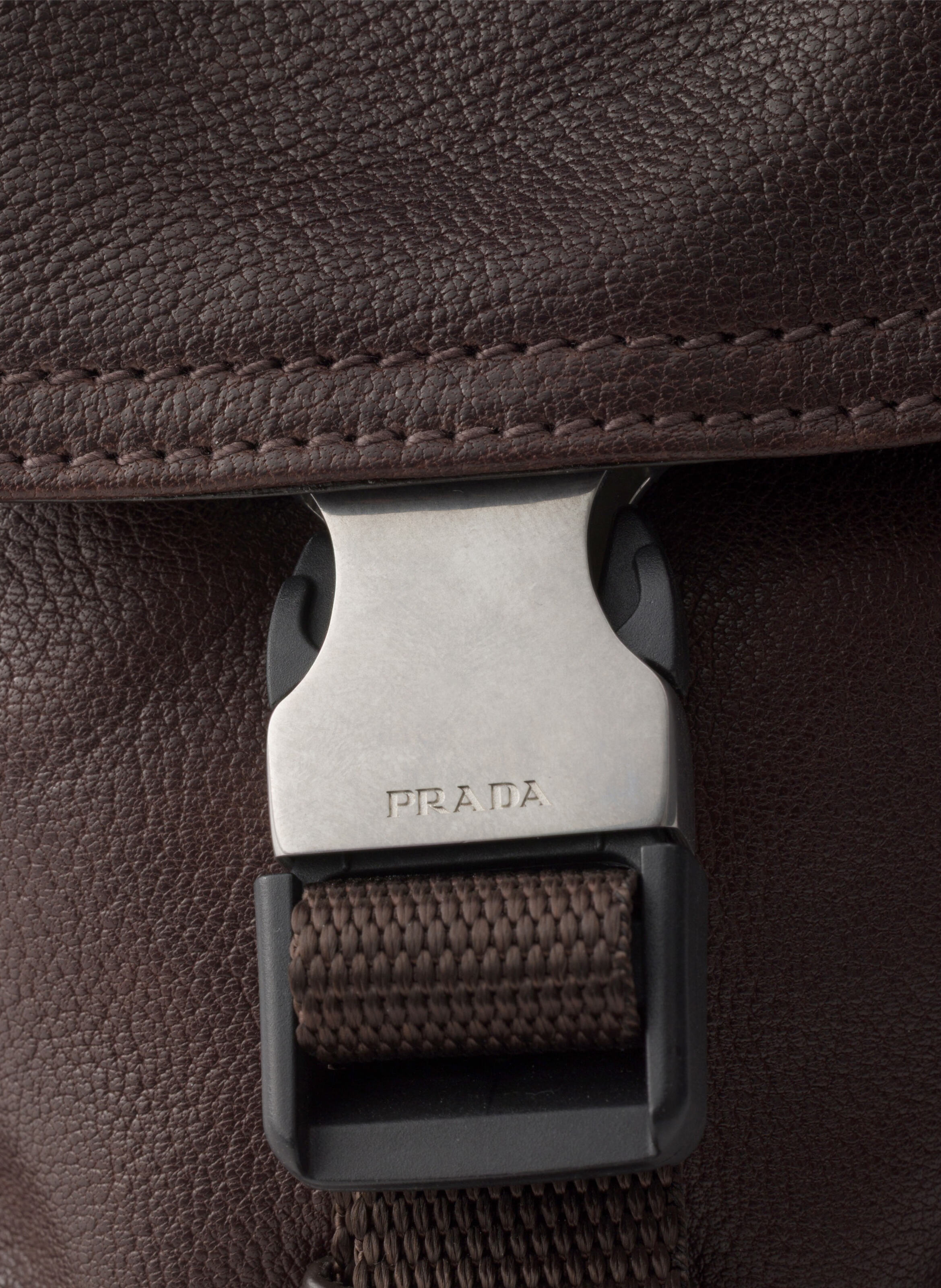 Sac en cuir prada explore PRADA Marron