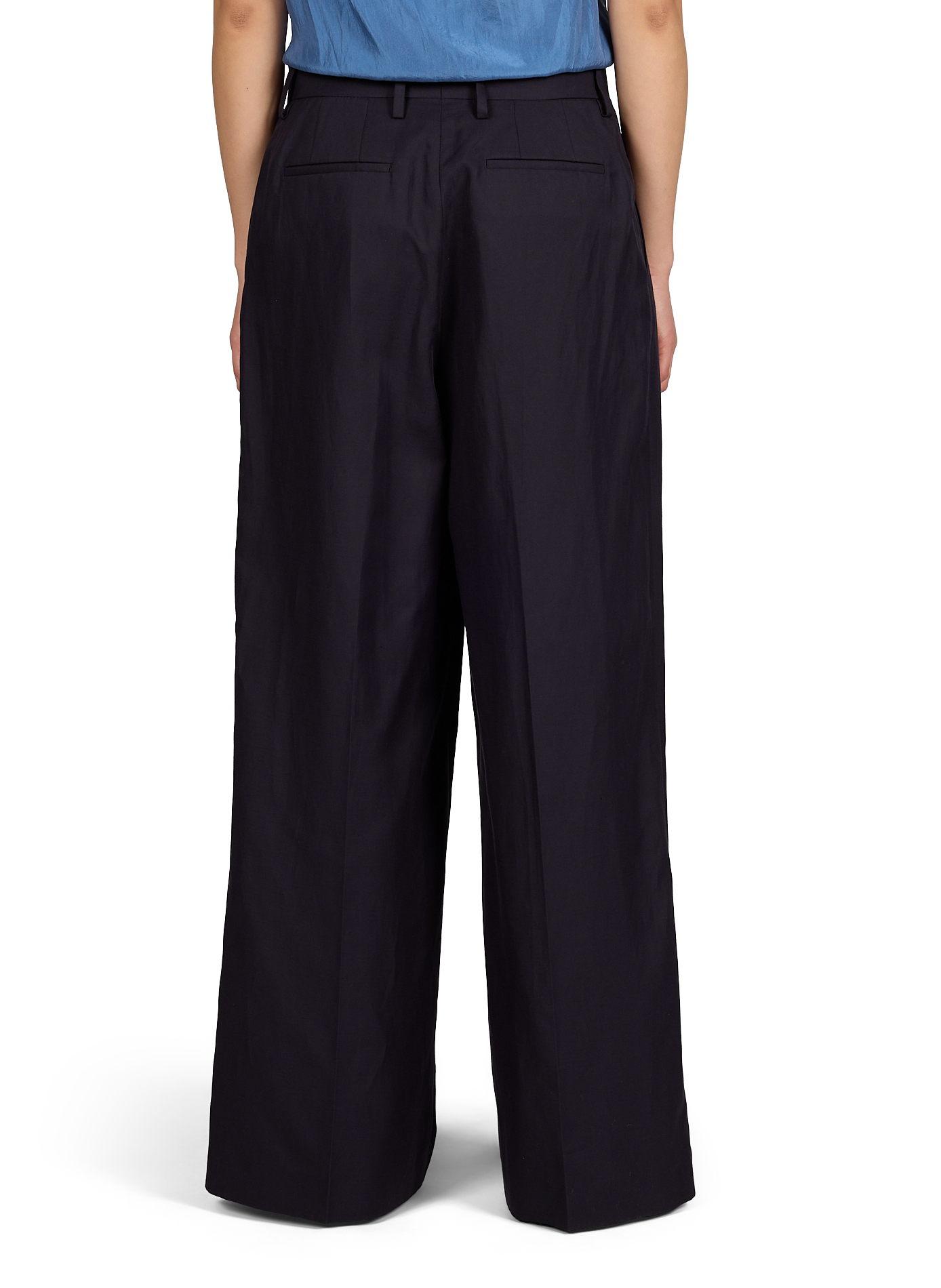 Rosa linen and cotton blend pants OFFICINE GENERALE No Color