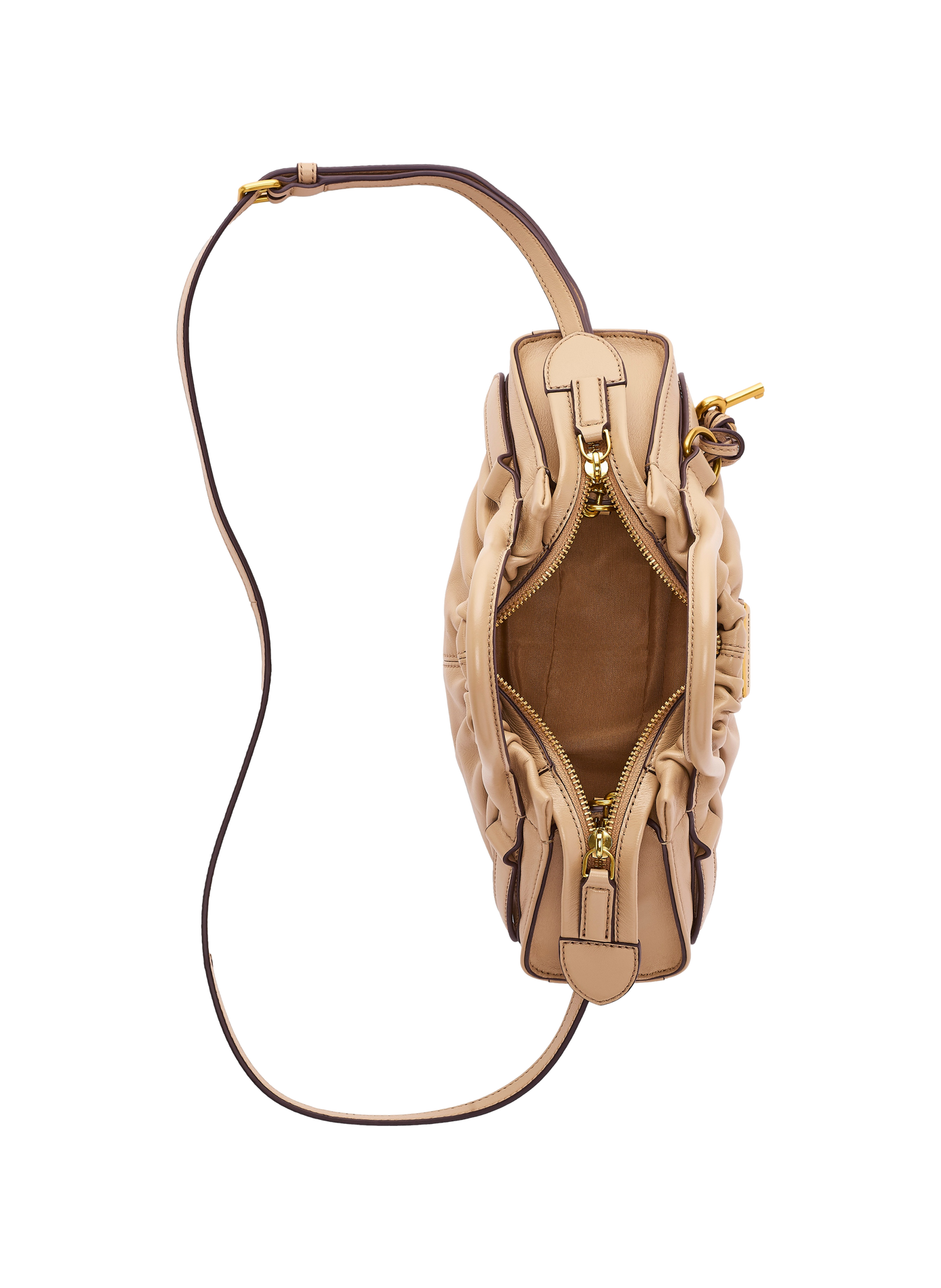 Sac The Cristina Small Satchel en cuir | Marron MARC JACOBS Femme