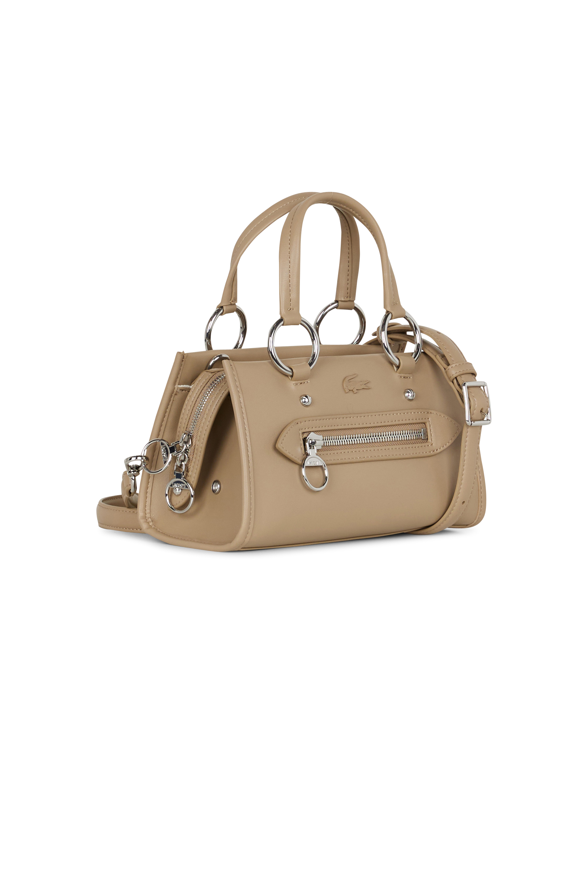 Sac à main celys LACOSTE Marron
