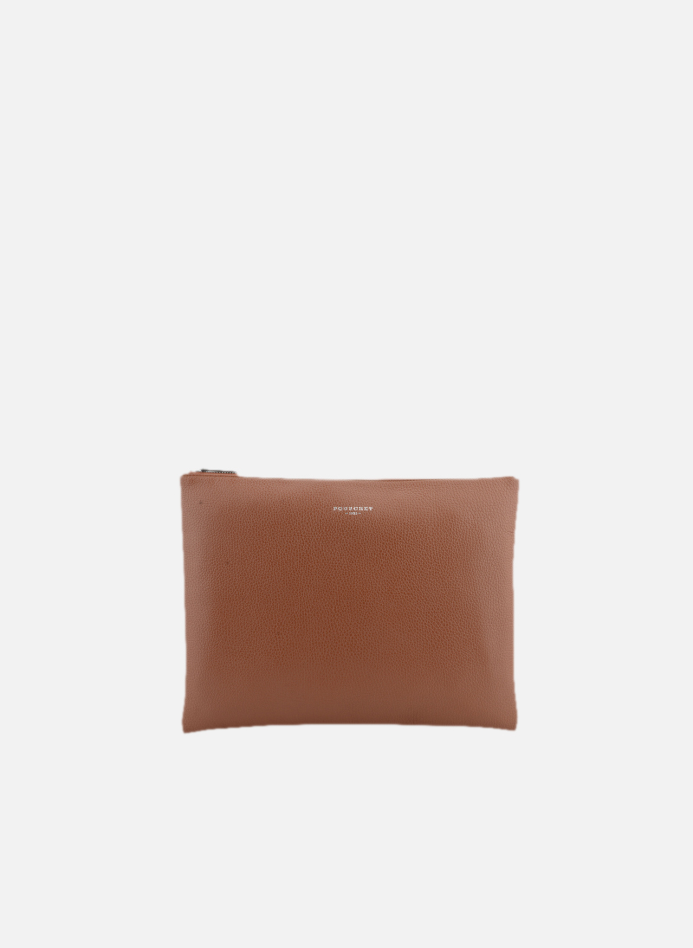 Corso | pochette gm en cuir de vachette POURCHET Marron