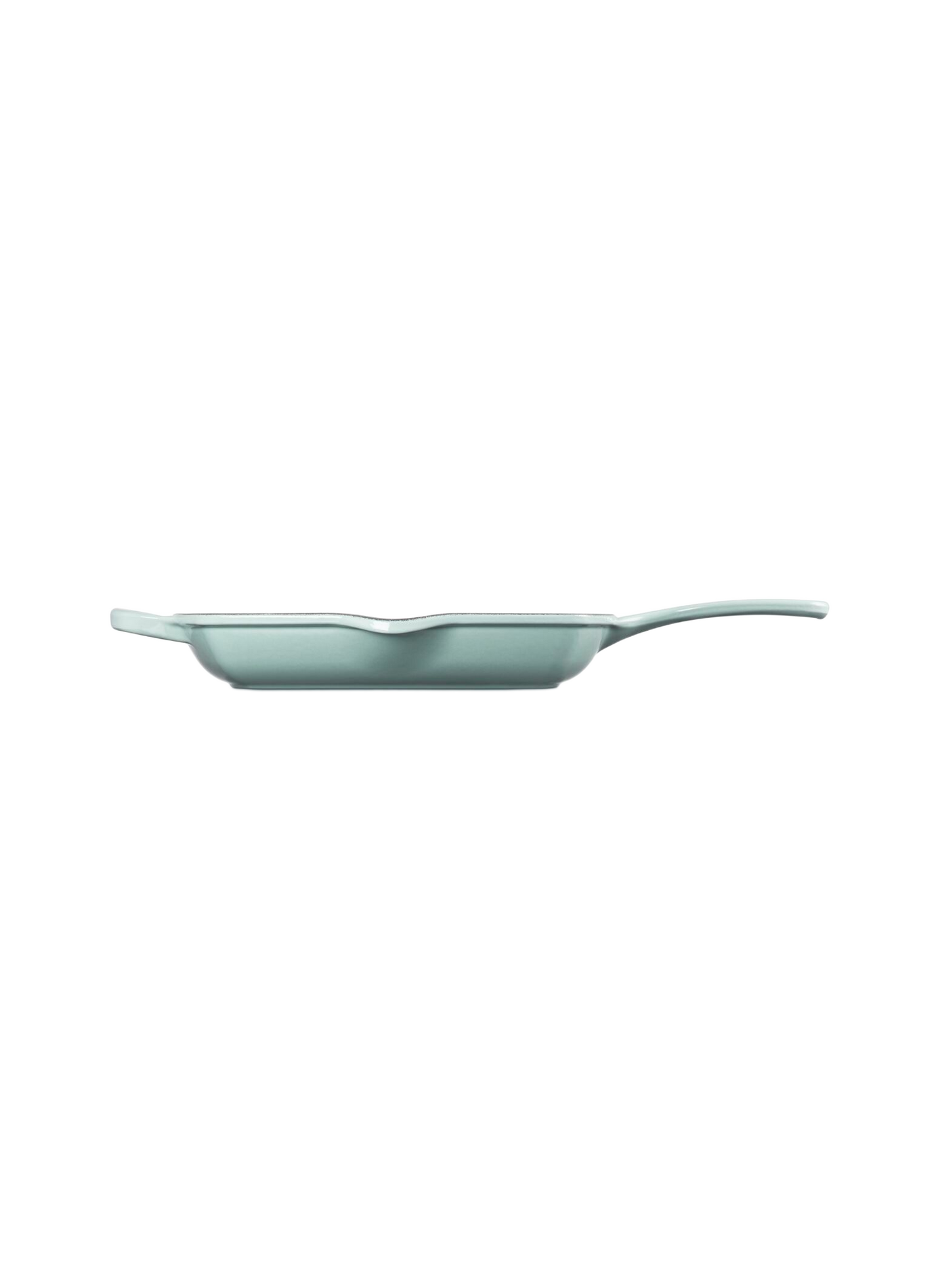 Square enameled cast iron pan LE CREUSET Grey