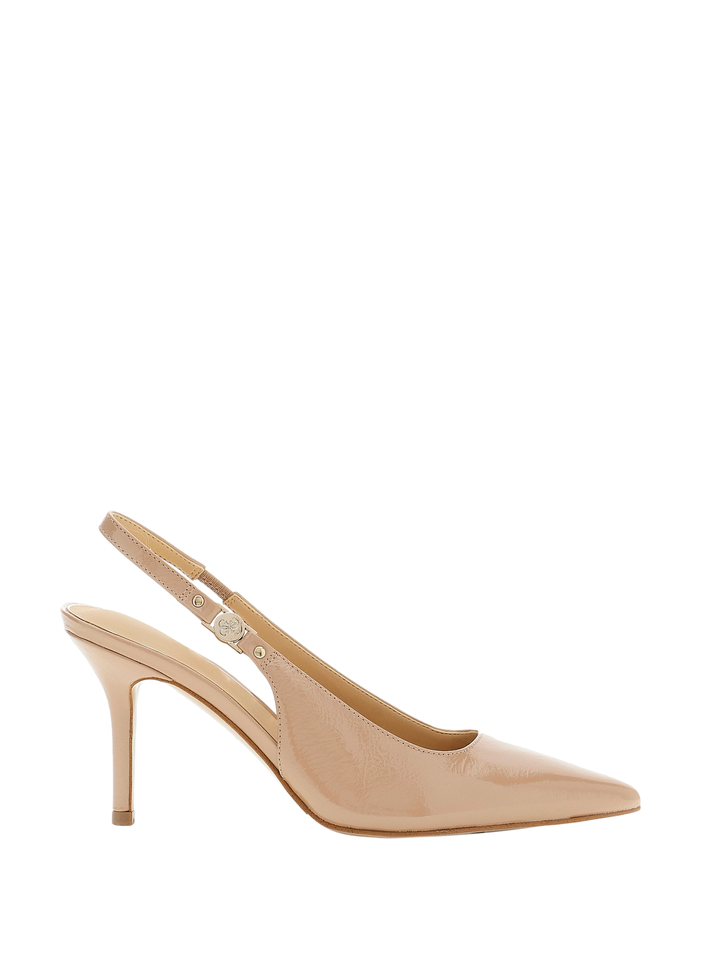 Leather heels GUESS Beige