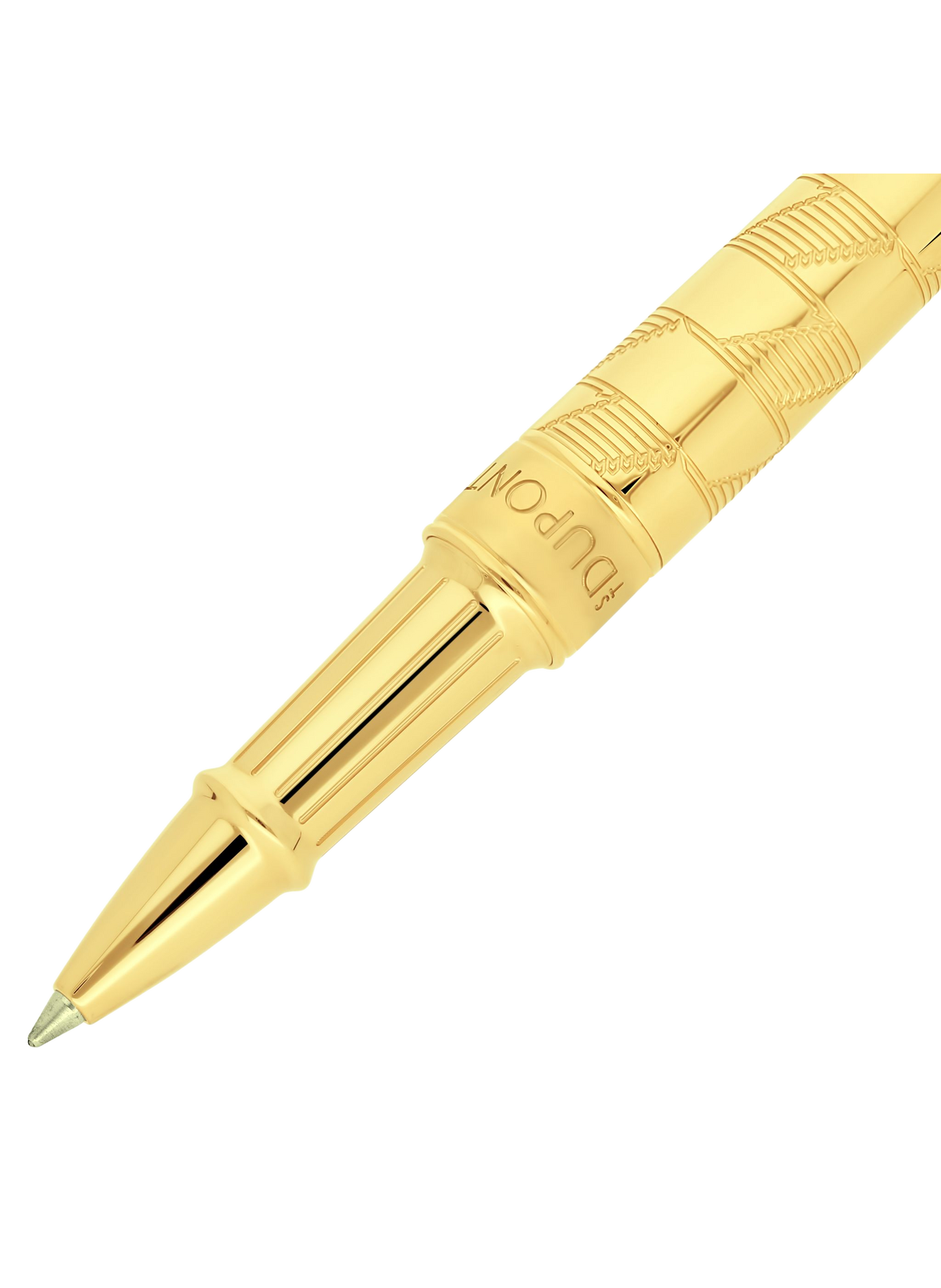 Stylo roller Medium Monogram 1872 Line D Eternity S.T. DUPONT Doré