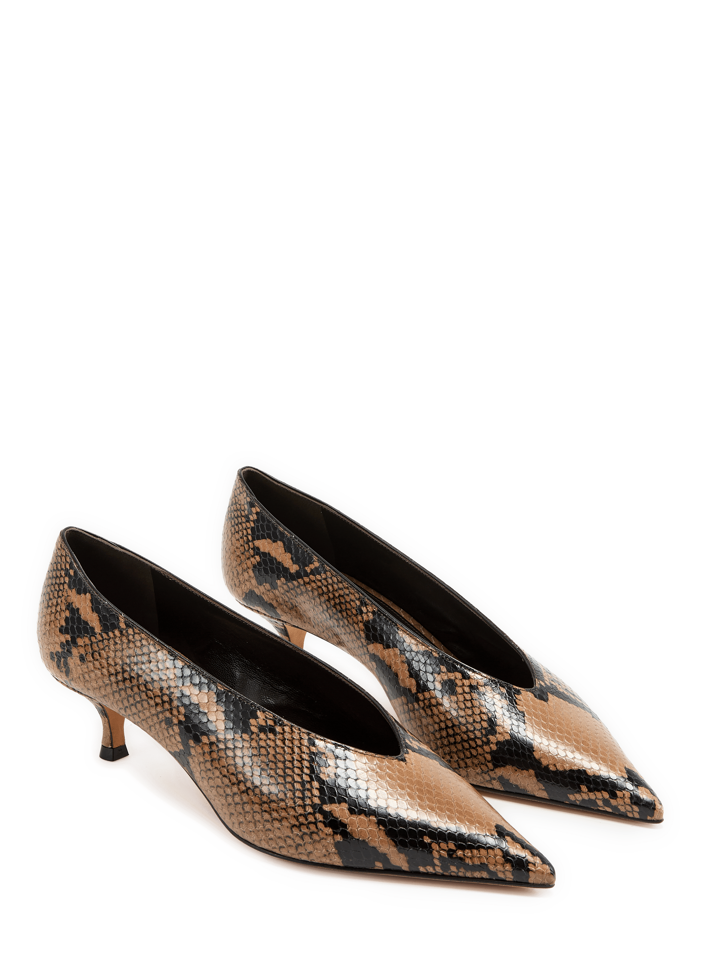 Leather BABOUCHE pumps LE MONDE BÉRYL Multicolour
