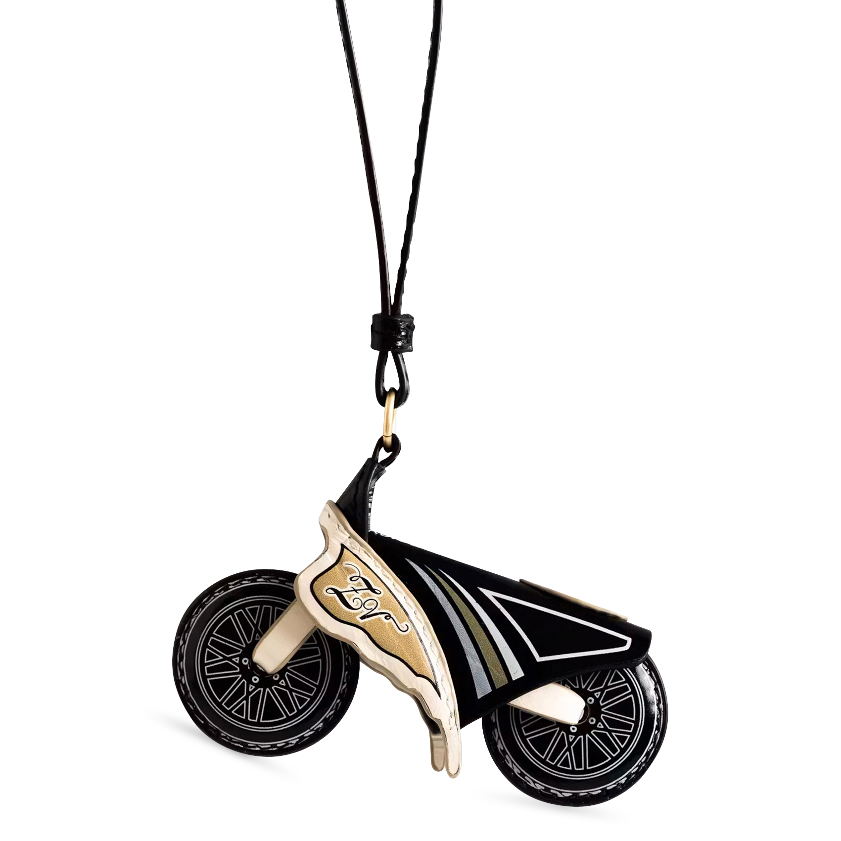 Charm en cuir motorider ZADIG&VOLTAIRE Noir