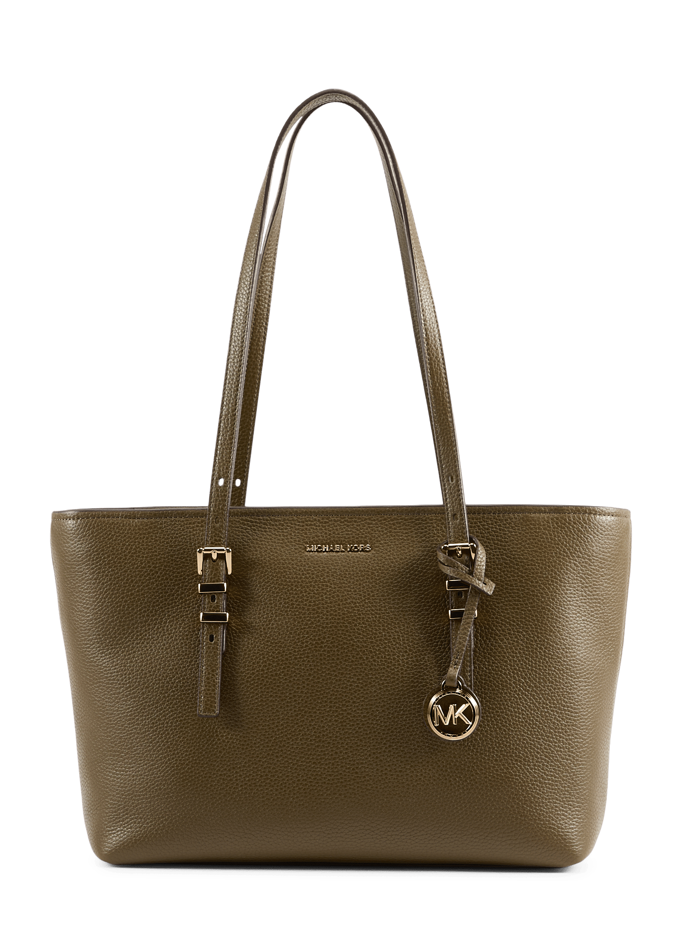 Quinn leather tote bag MICHAEL KORS Brown