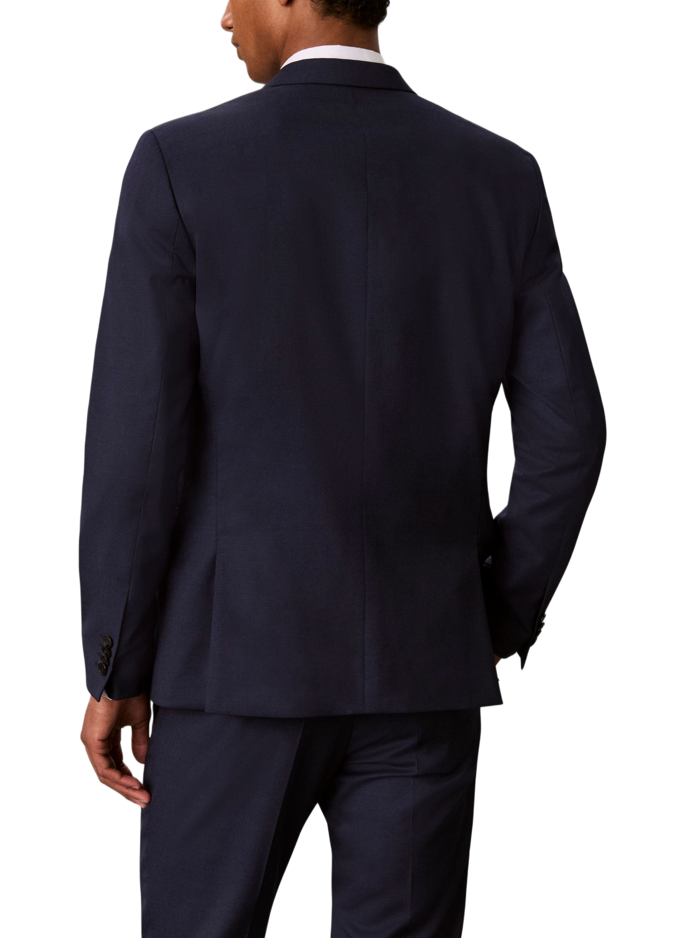Gerader Wollblazer CALVIN KLEIN Blau